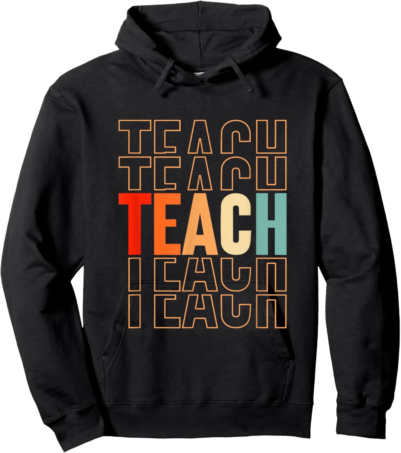 Funny Techer Design Women School Teaching Lover Hoodie - Hoodie | Black