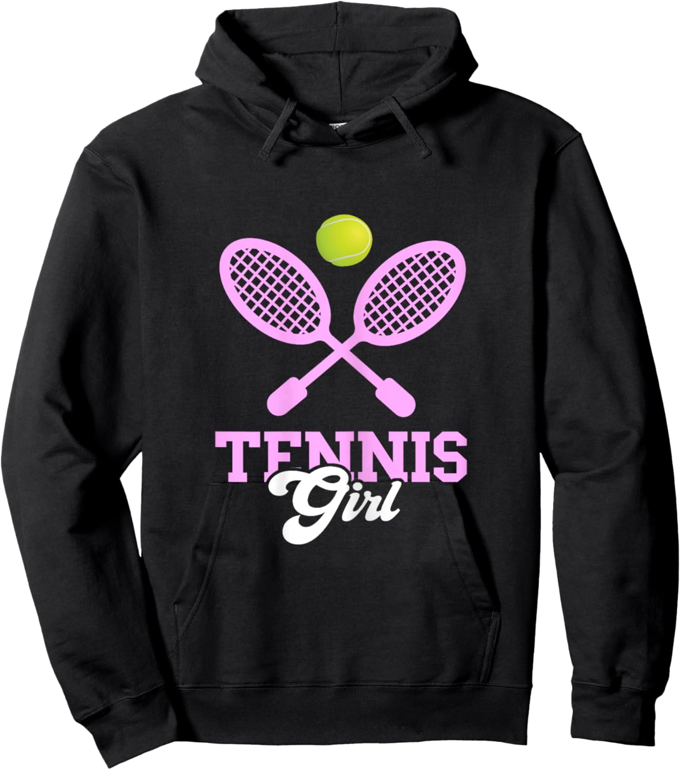Tennis Girl Tennis Lover Tennis Racquet Tennis Player Hoodie - Hoodie | Black