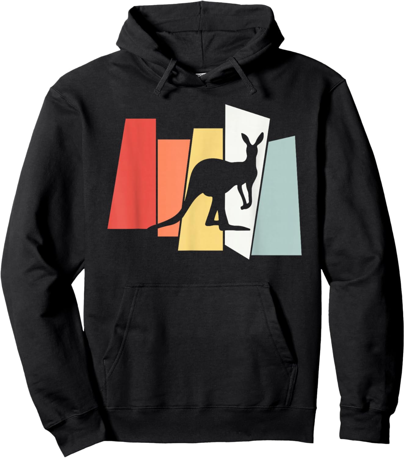 Funny Kangaroo Australian Animals Kangaroo Hoodie - Hoodie | Black