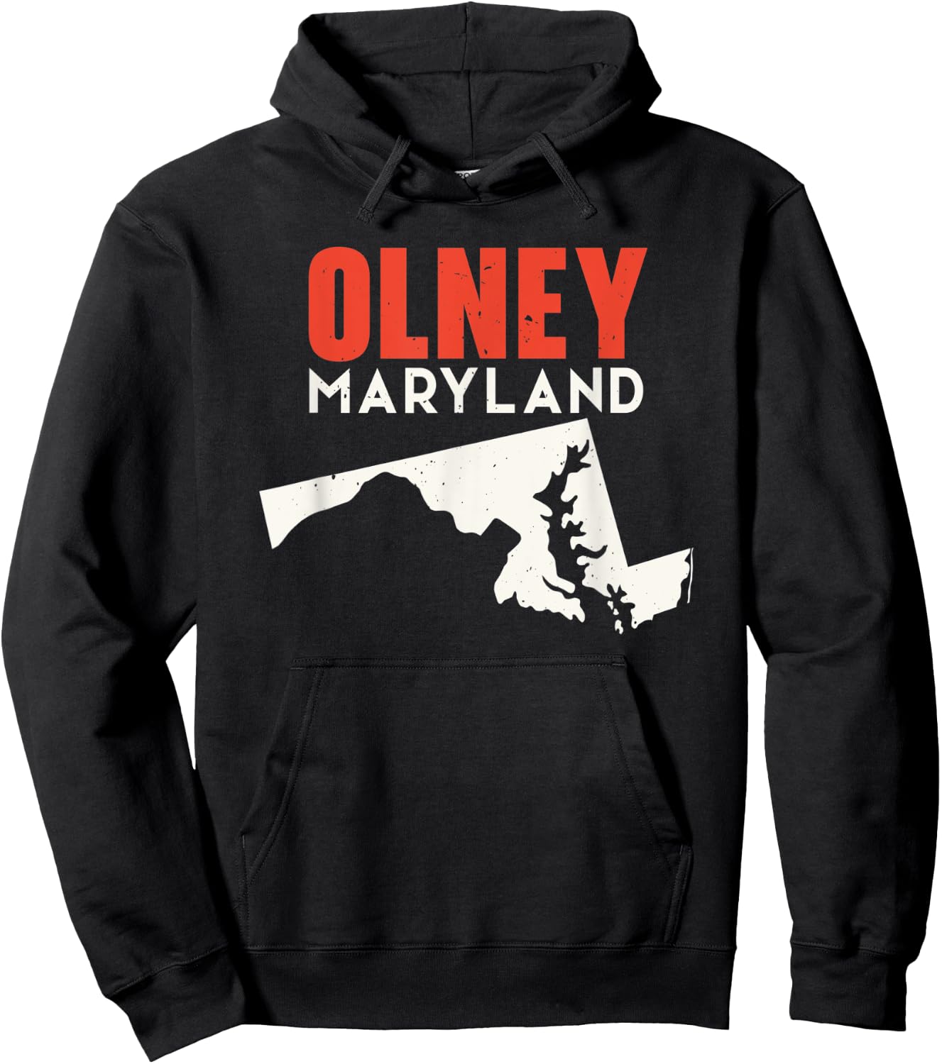 Olney Maryland USA State America Travel Marylander Hoodie - Hoodie | Black