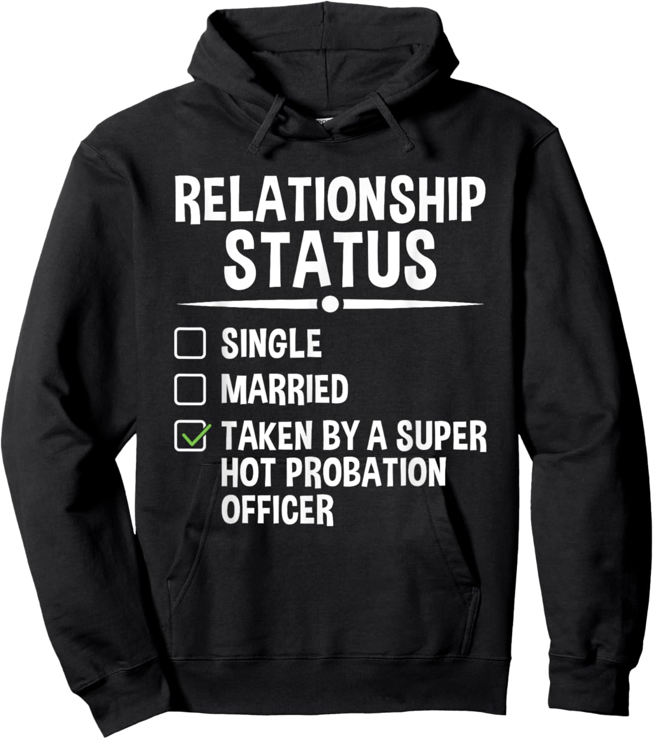 Taken By A Super Hot Probation Officer Parole Officer Hoodie - Hoodie | Black