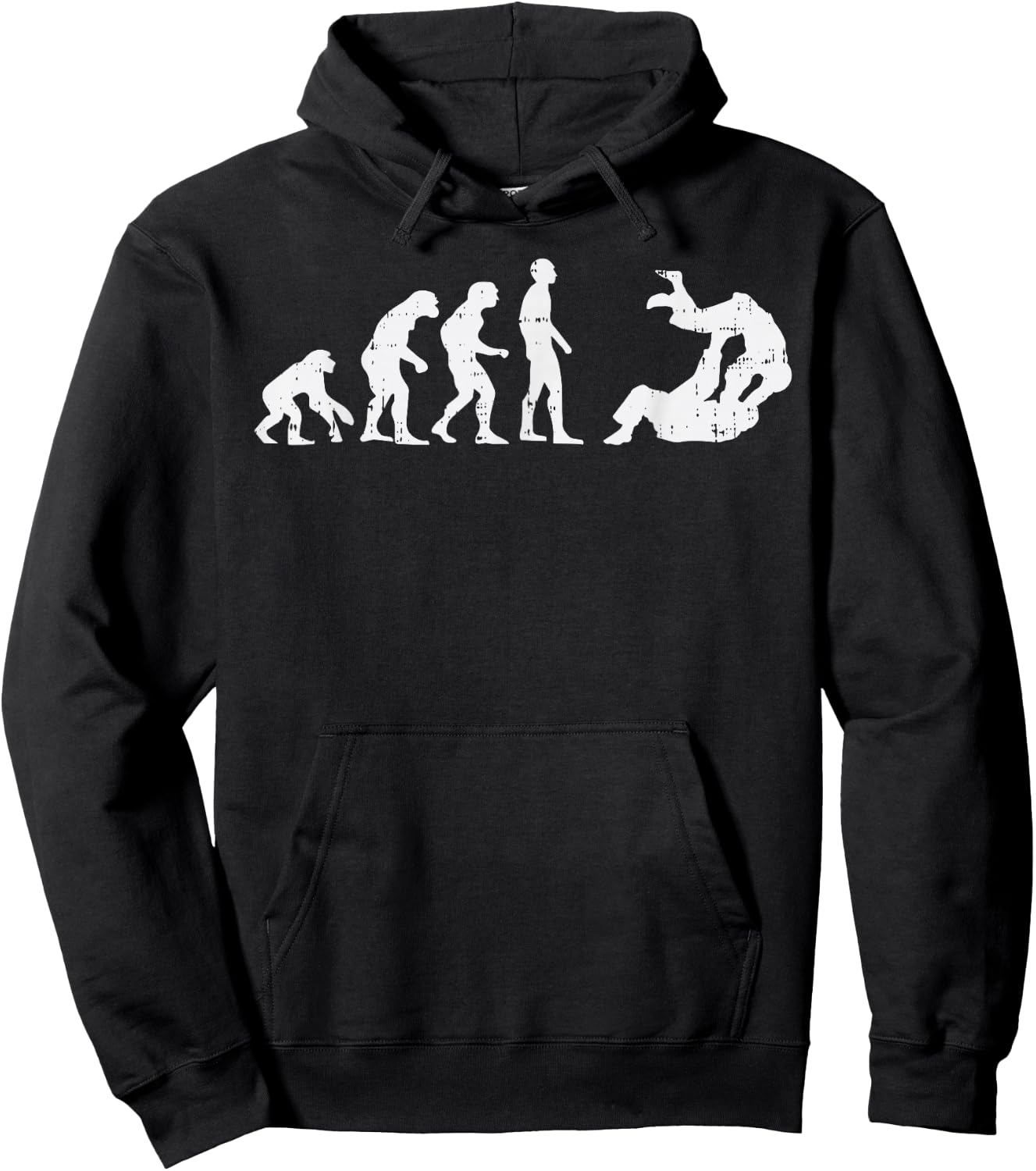 Brazilian Jiu Jitsu Judo Evolution Funny Martial Arts Gift Hoodie - Hoodie | Black
