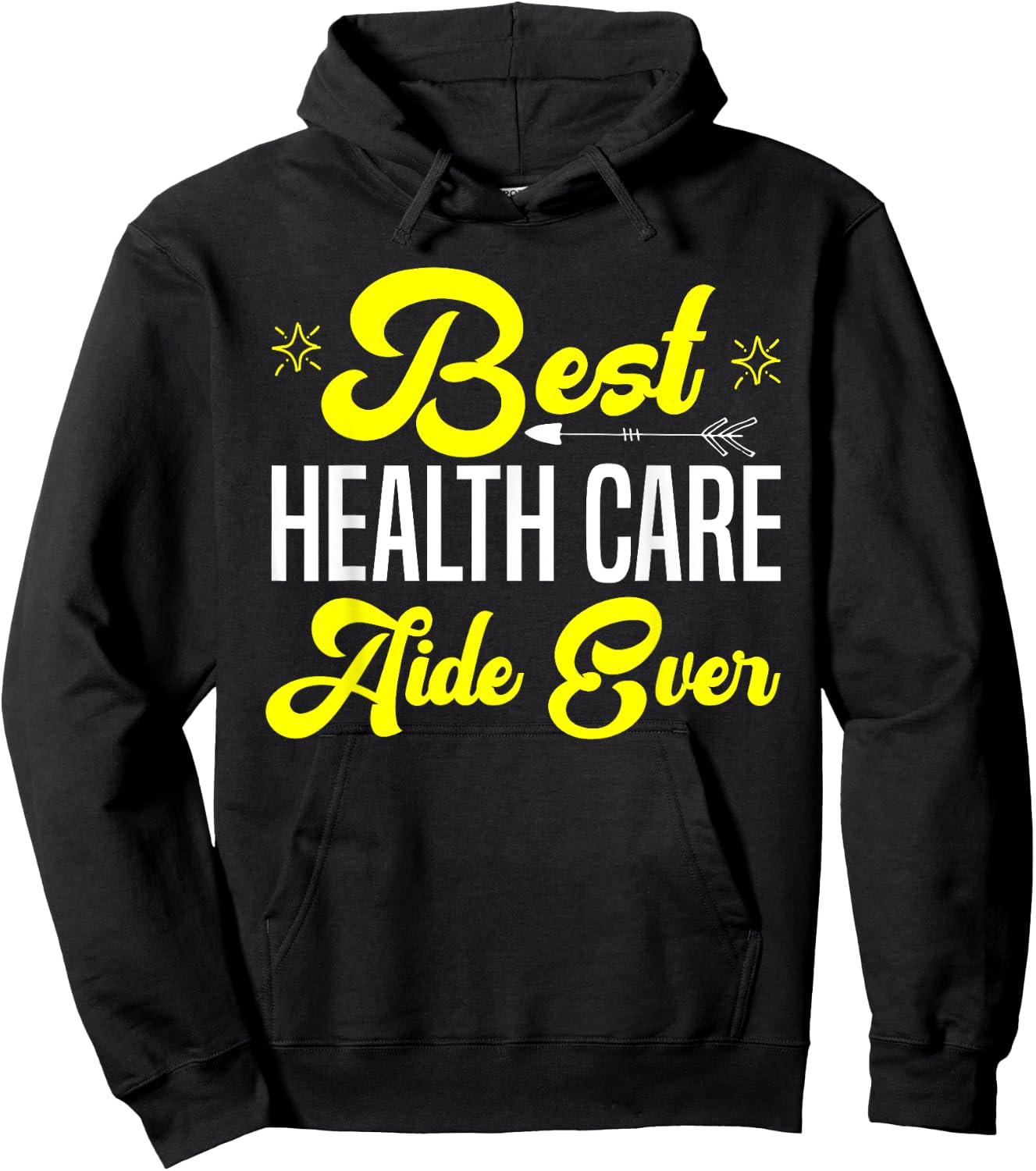 Best Health Care Aide Nursing home health assistant Gifts Hoodie - Hoodie | Black