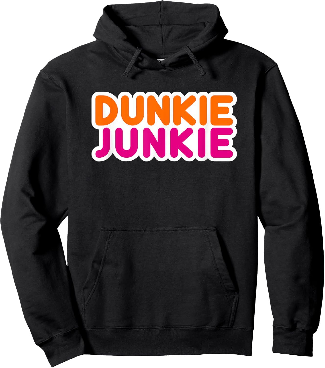 Dunkie Junkie - Funny Coffee Lover Gift Hoodie - Hoodie | Black