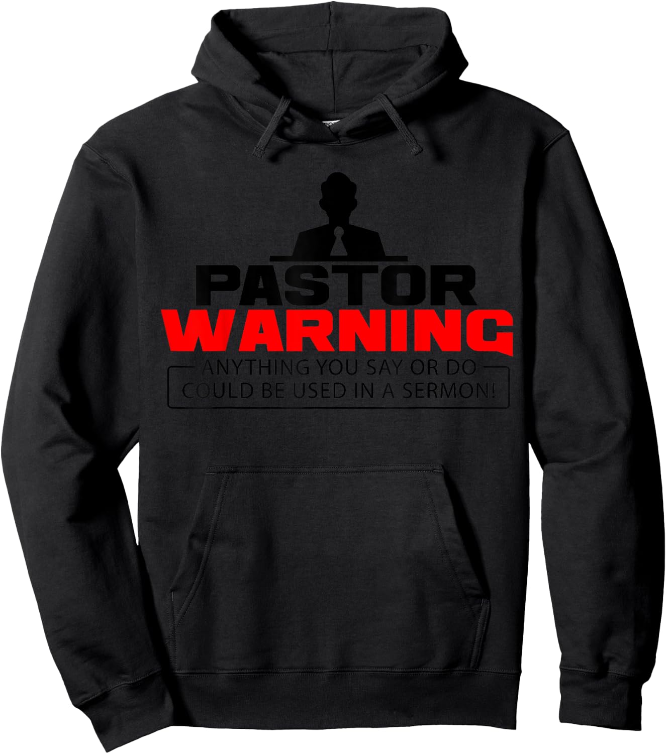 Funny Pastor Christian Jesus Believer Appreciation Men Gift Hoodie - Hoodie | Black