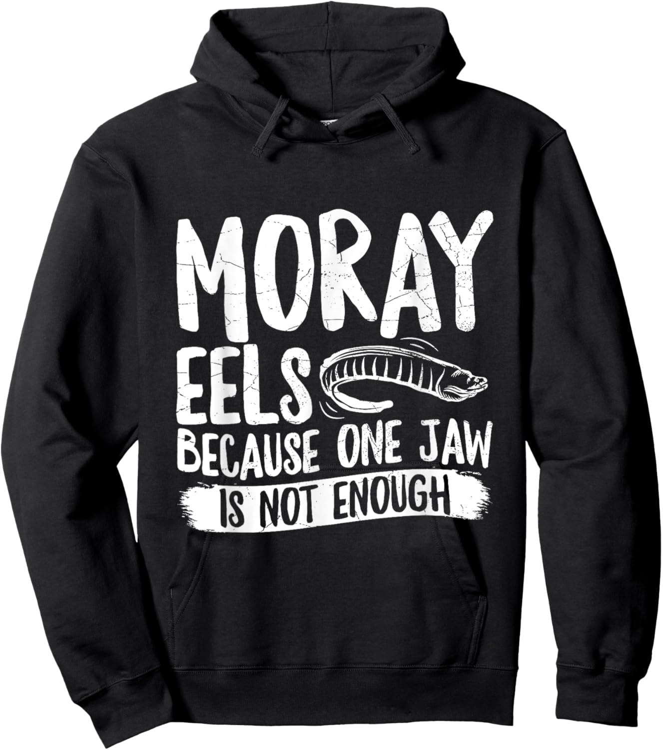 Moray eel Design for a Moray eel lover Hoodie - Hoodie | Black