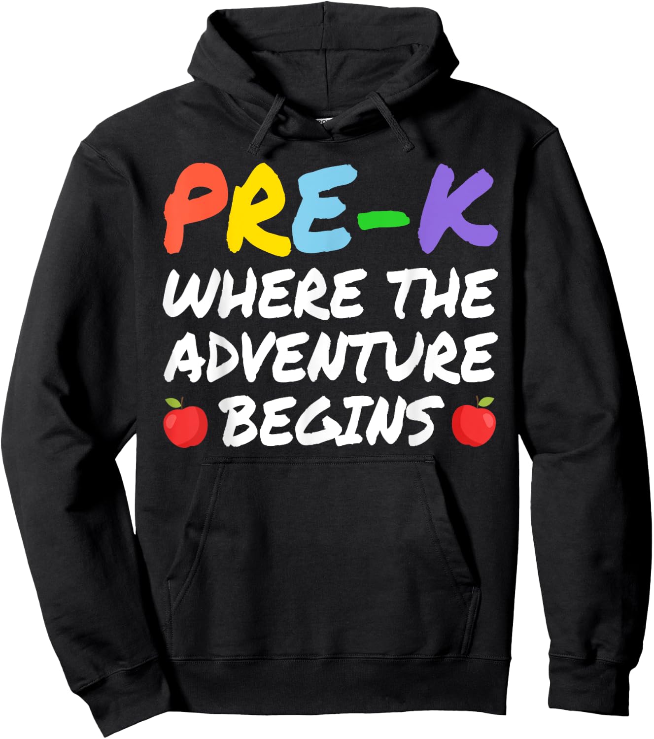Funny Pre-K Teacher Art Women Kindergarten Preschool Hoodie - Hoodie | Black