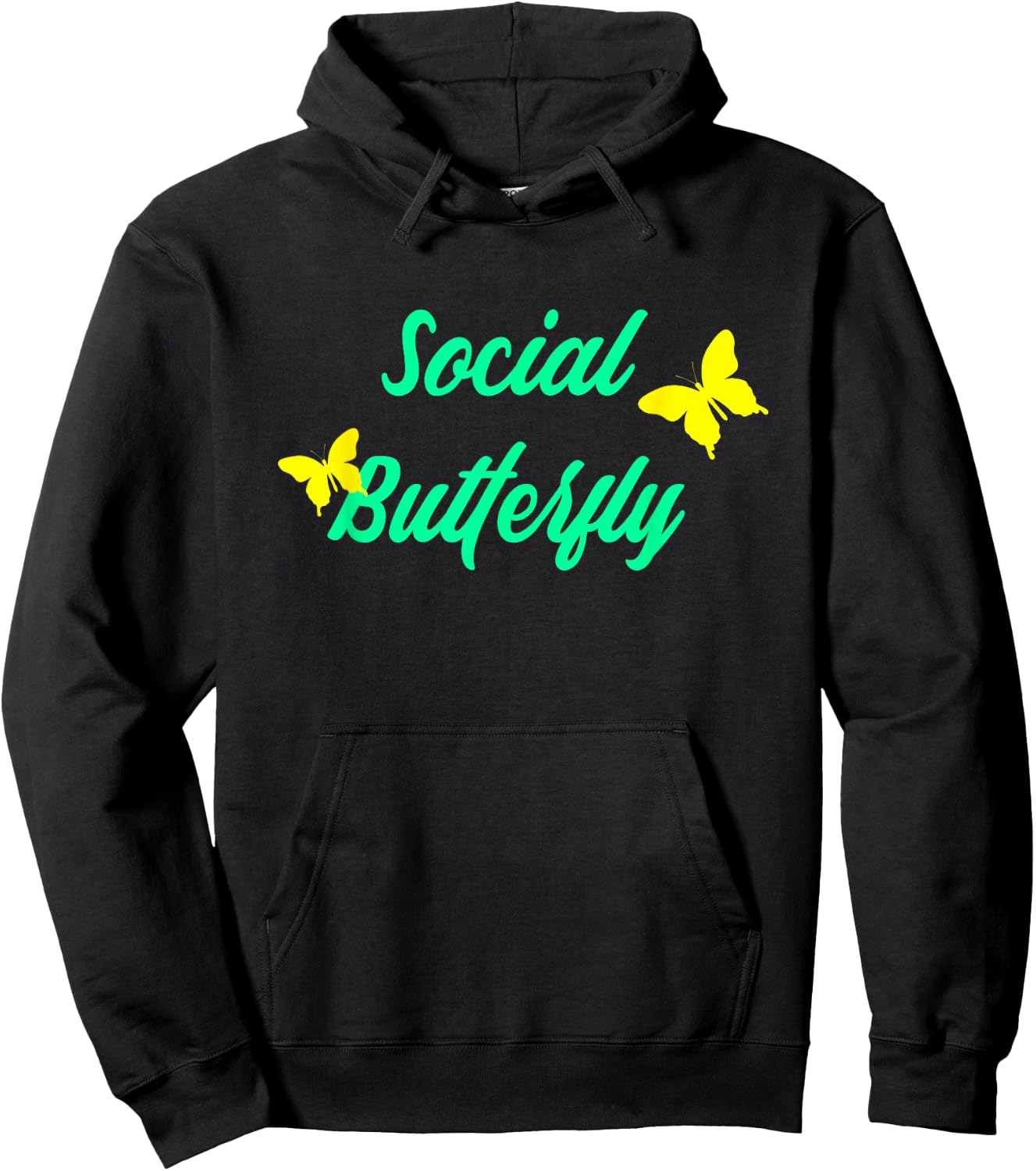 Social Butterfly Costume , Gifts for Extroverts Hoodie - Hoodie | Black