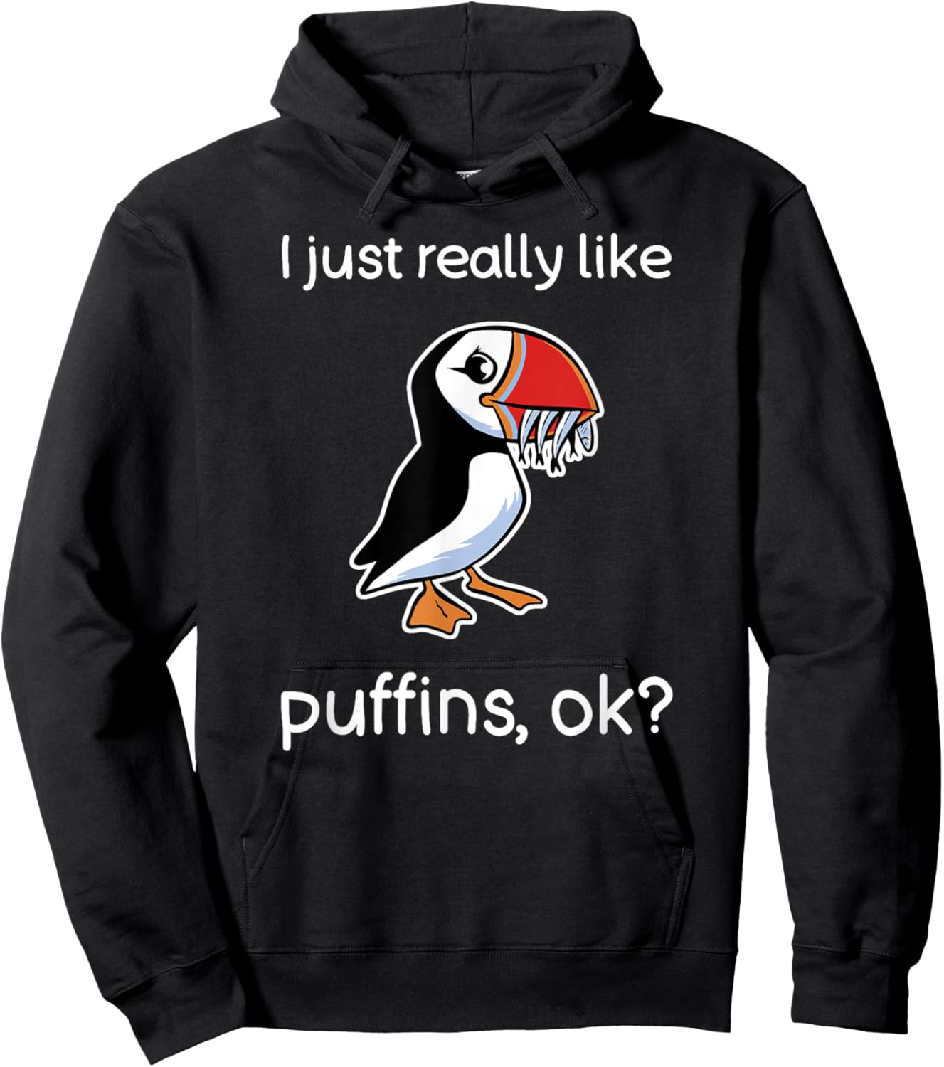 Funny Puffin Lover Shirt Cute Puffin Bird Puffins Hoodie - Hoodie | Black