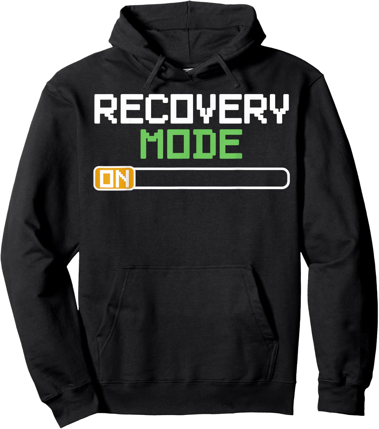 Recovery Mode On Get Well Gifts Funny Injury Hoodie - Hoodie | Black