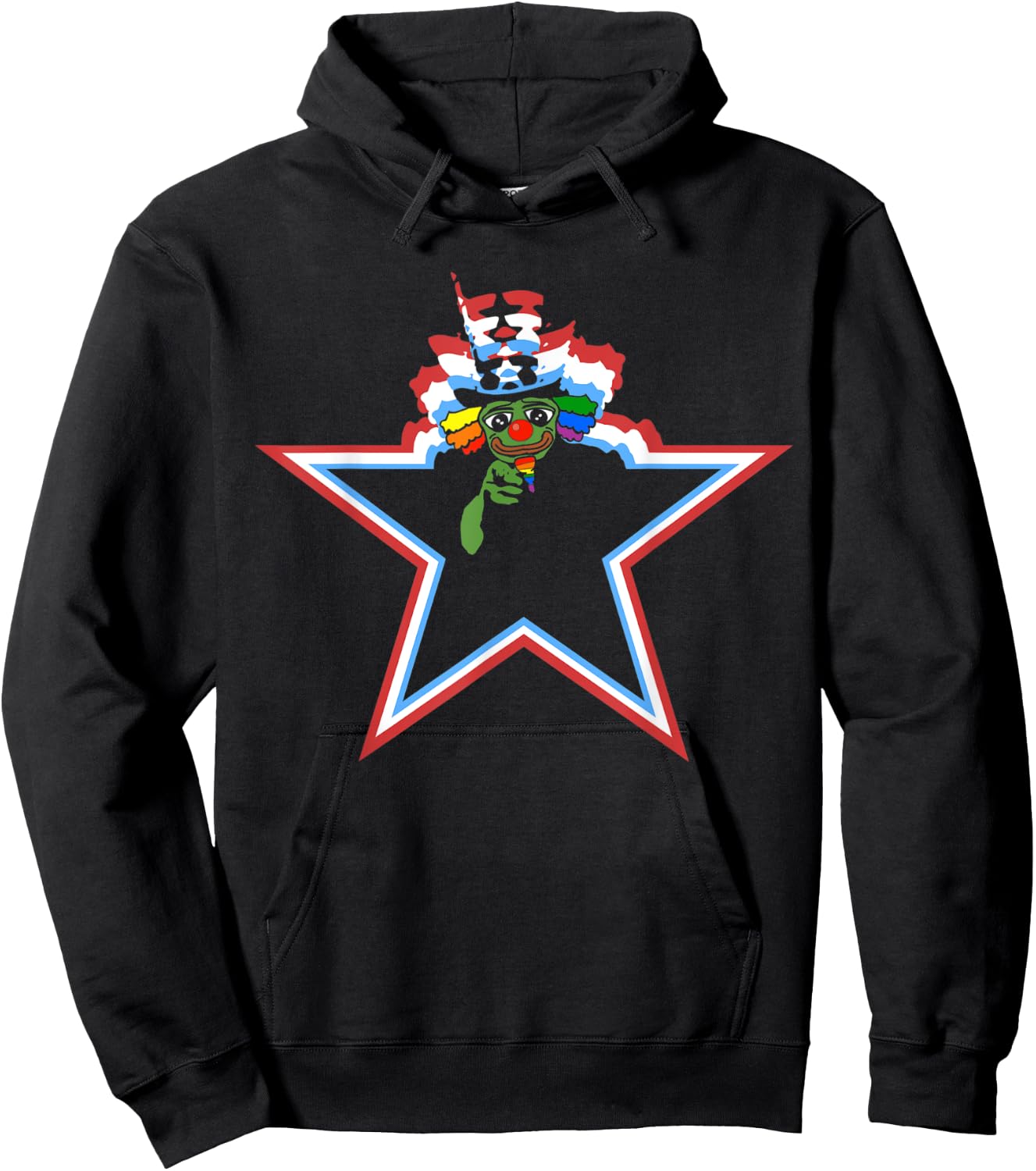 World War Clown Uncle Honkler Hoodie - Hoodie | Black