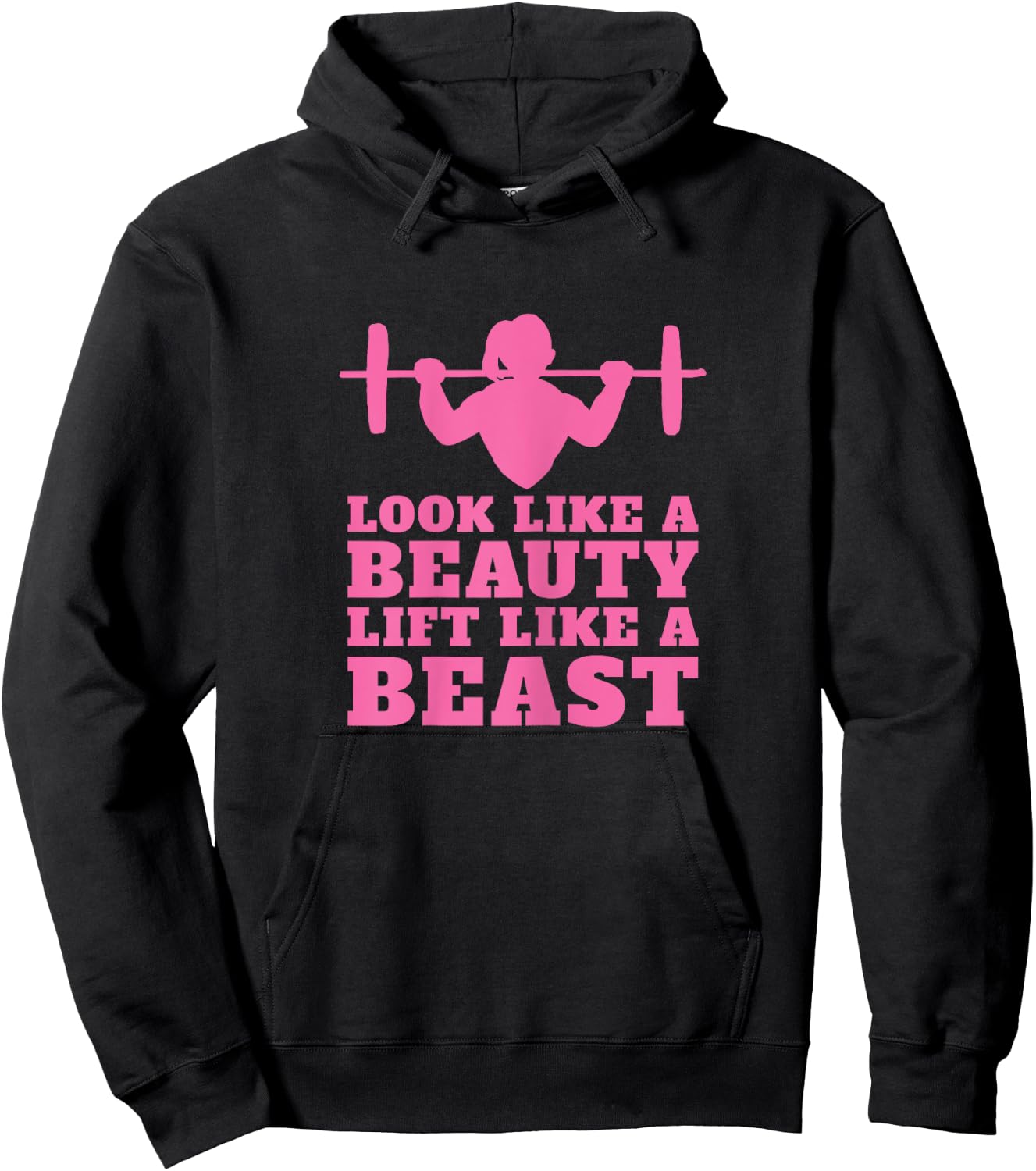 Weightlifting - Look Like A Beauty Lift Like A Beast Hoodie - Hoodie | Black