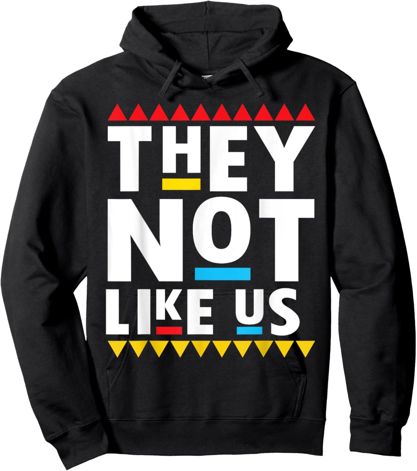 Funny sayings They not like it us Hoodie - Hoodie | Black
