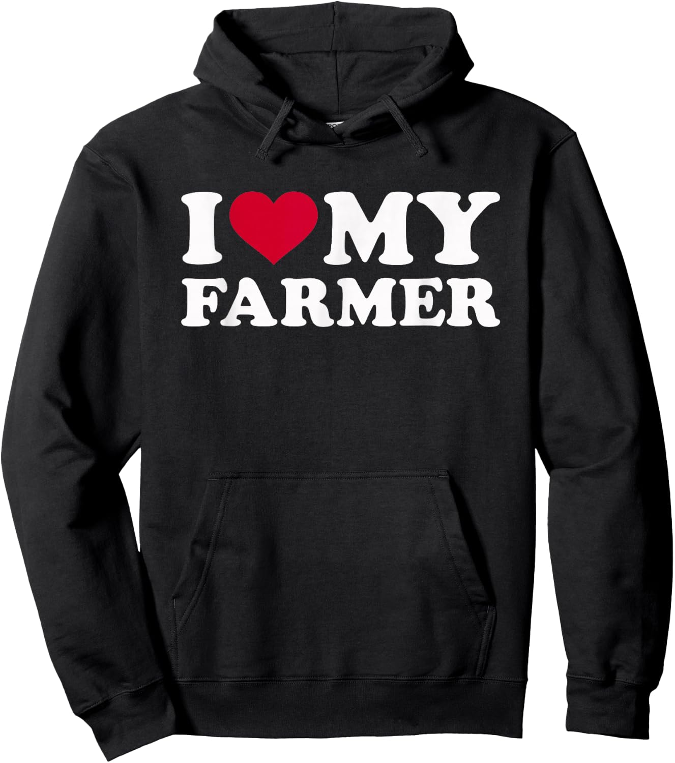 I love my farmer Hoodie - Hoodie | Black