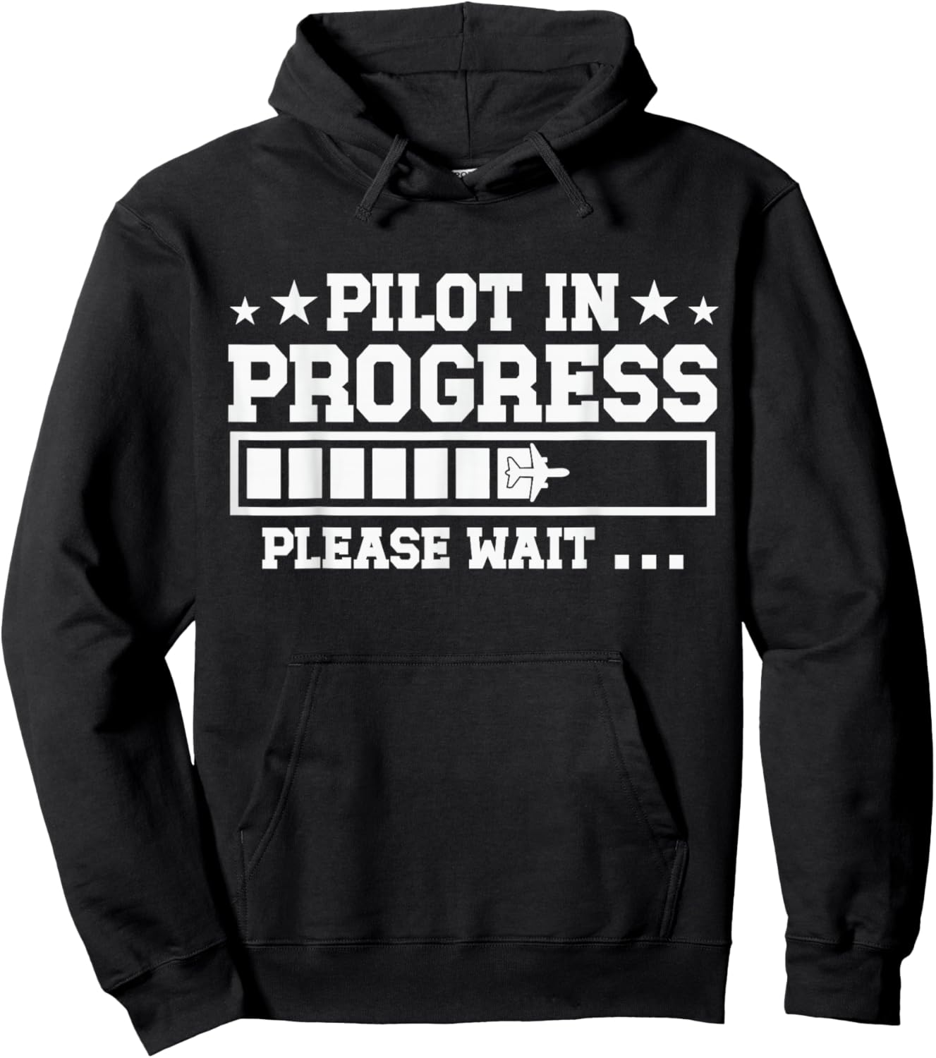 Pilot In Progress Airline Pilot Aviation Aircraft Hoodie - Hoodie | Black