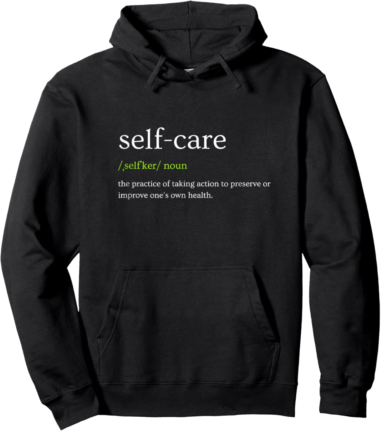 Self Love self Care Hoodie - Hoodie | Black