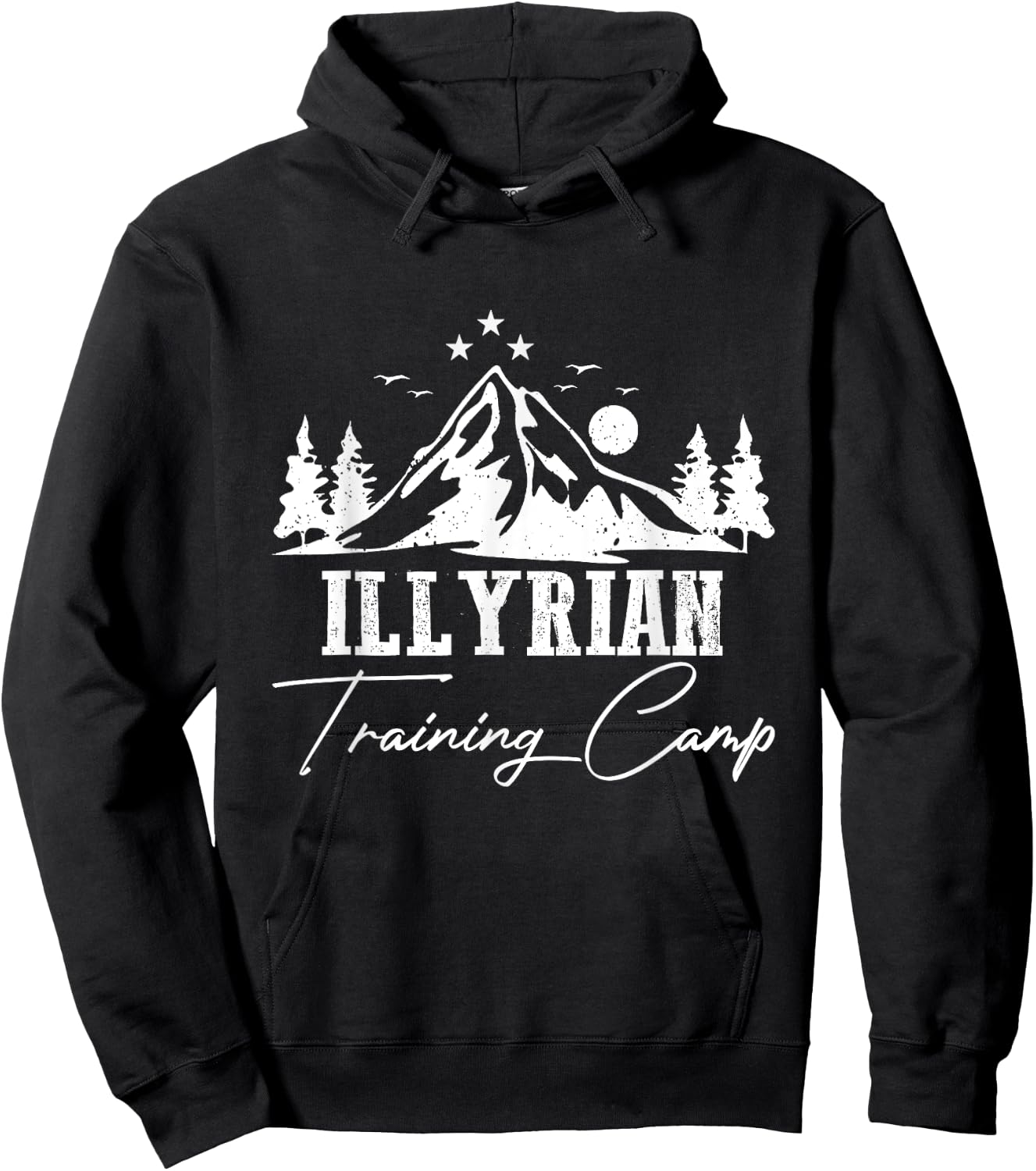 Camping Illyrian Training Camp Lover Summer Vacation Hoodie - Hoodie | Black