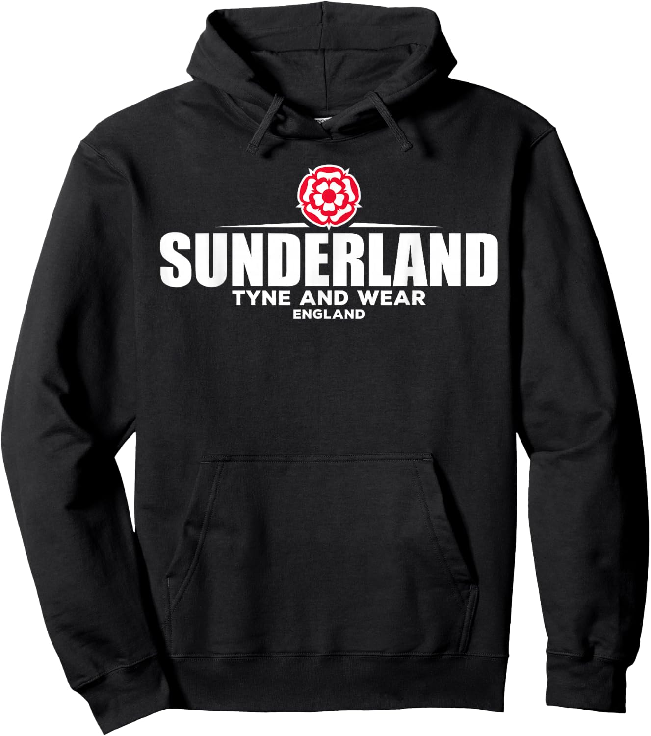 Sunderland Tyne and Wear England Hoodie - Hoodie | Black