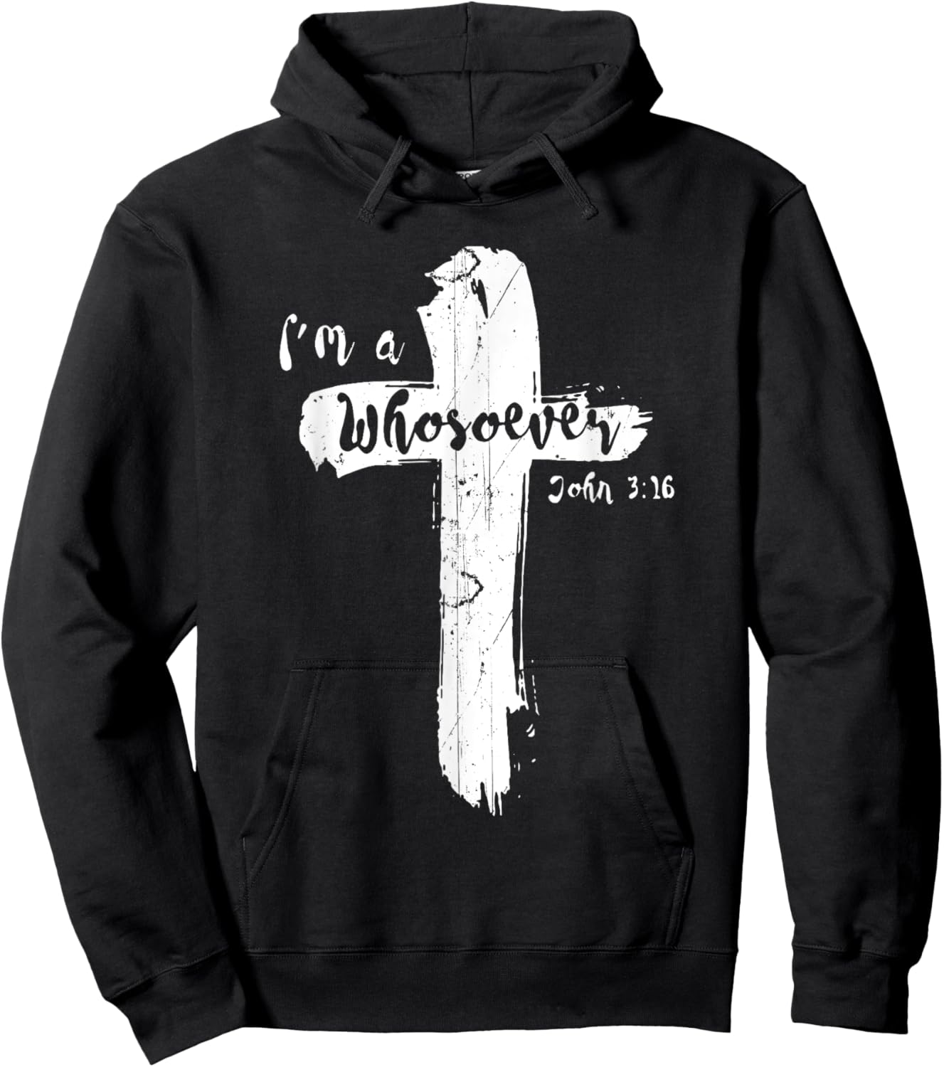 Vintage I Am Whosoever John 316 God Jesus Christian Hoodie - Hoodie | Black