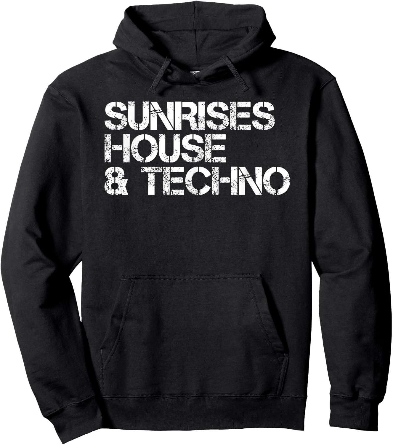 Sunrises House & Techno | House Music Lover Gifts Hoodie - Hoodie | Black