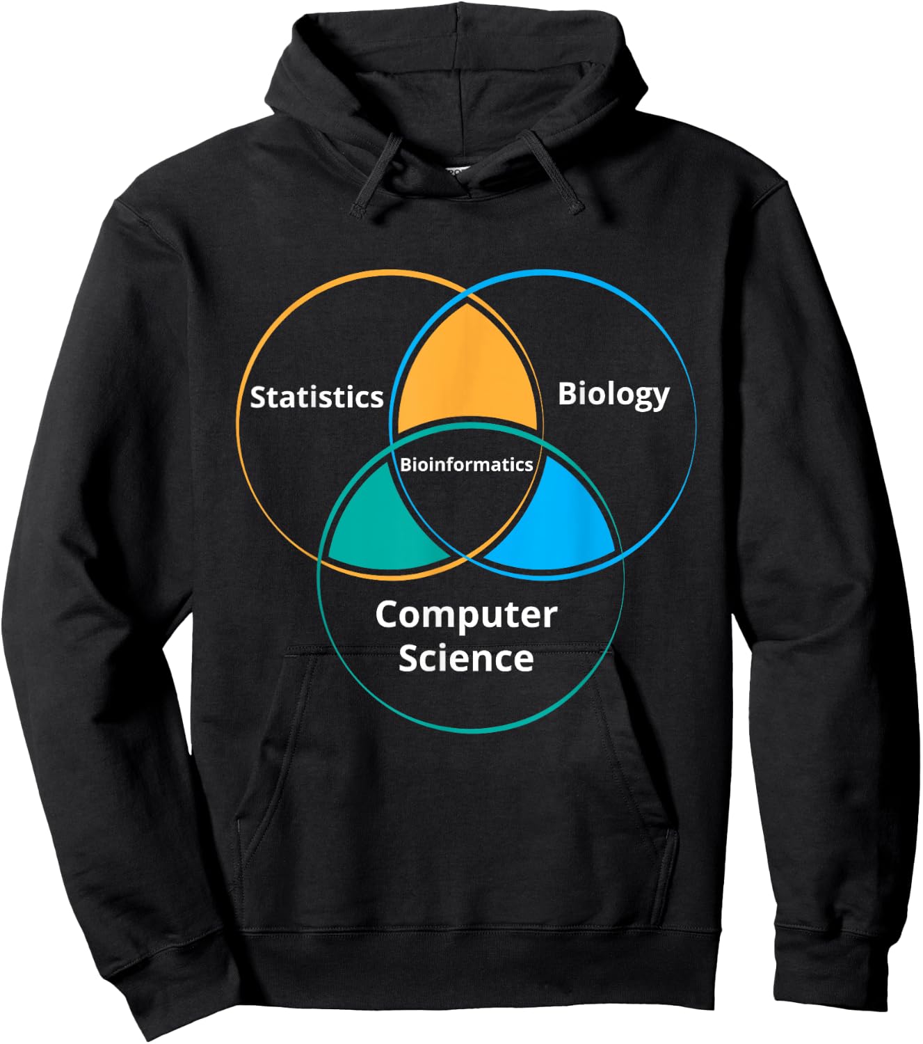 Funny Bioinformatics Biology Science Teacher Gift | Men Women Hoodie - Hoodie | Black