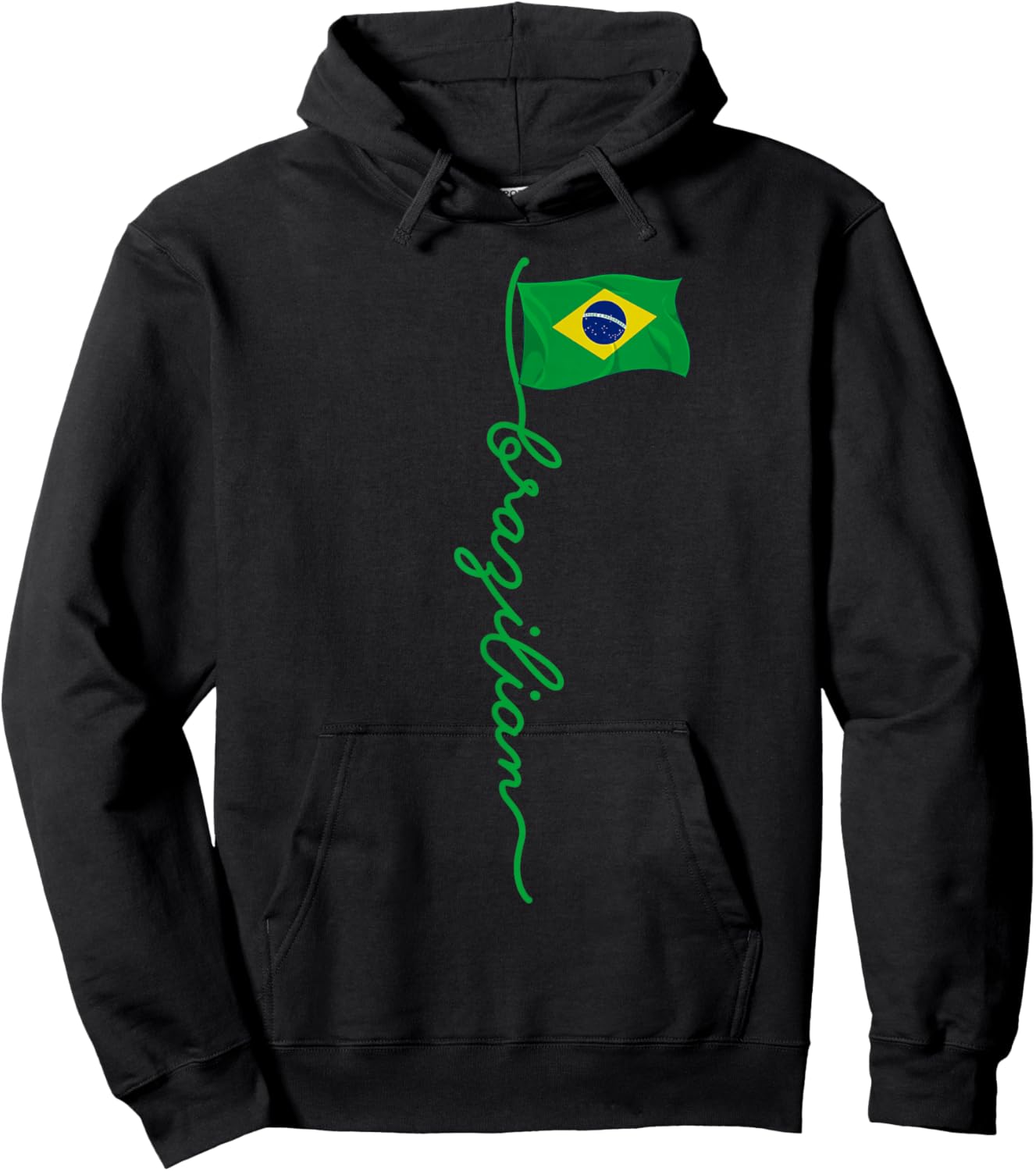 Brazil Signature Brazilian Hoodie - Hoodie | Black