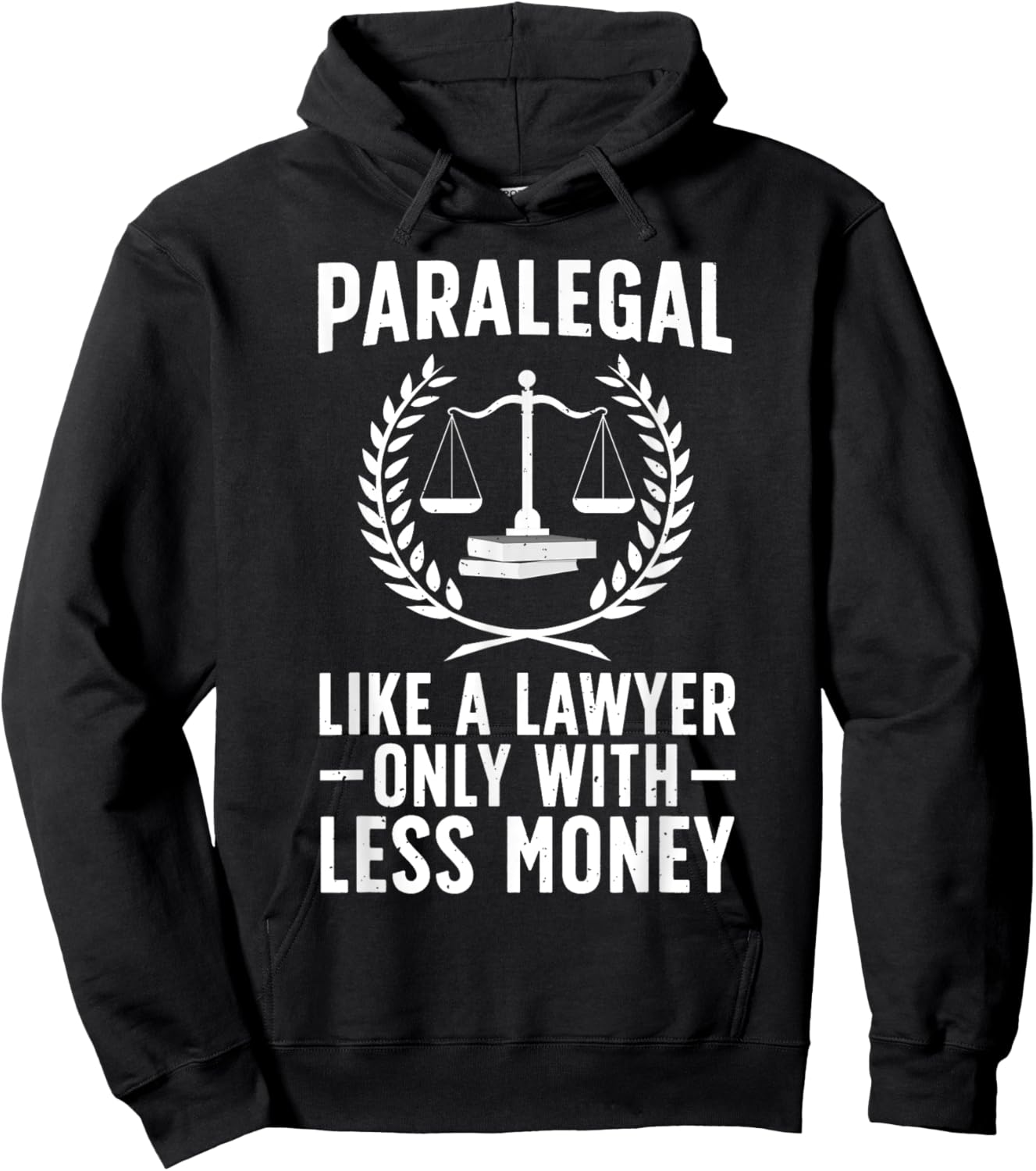 Paralegal Art Women Lawyer Legal Assistant Paralegal Hoodie - Hoodie | Black