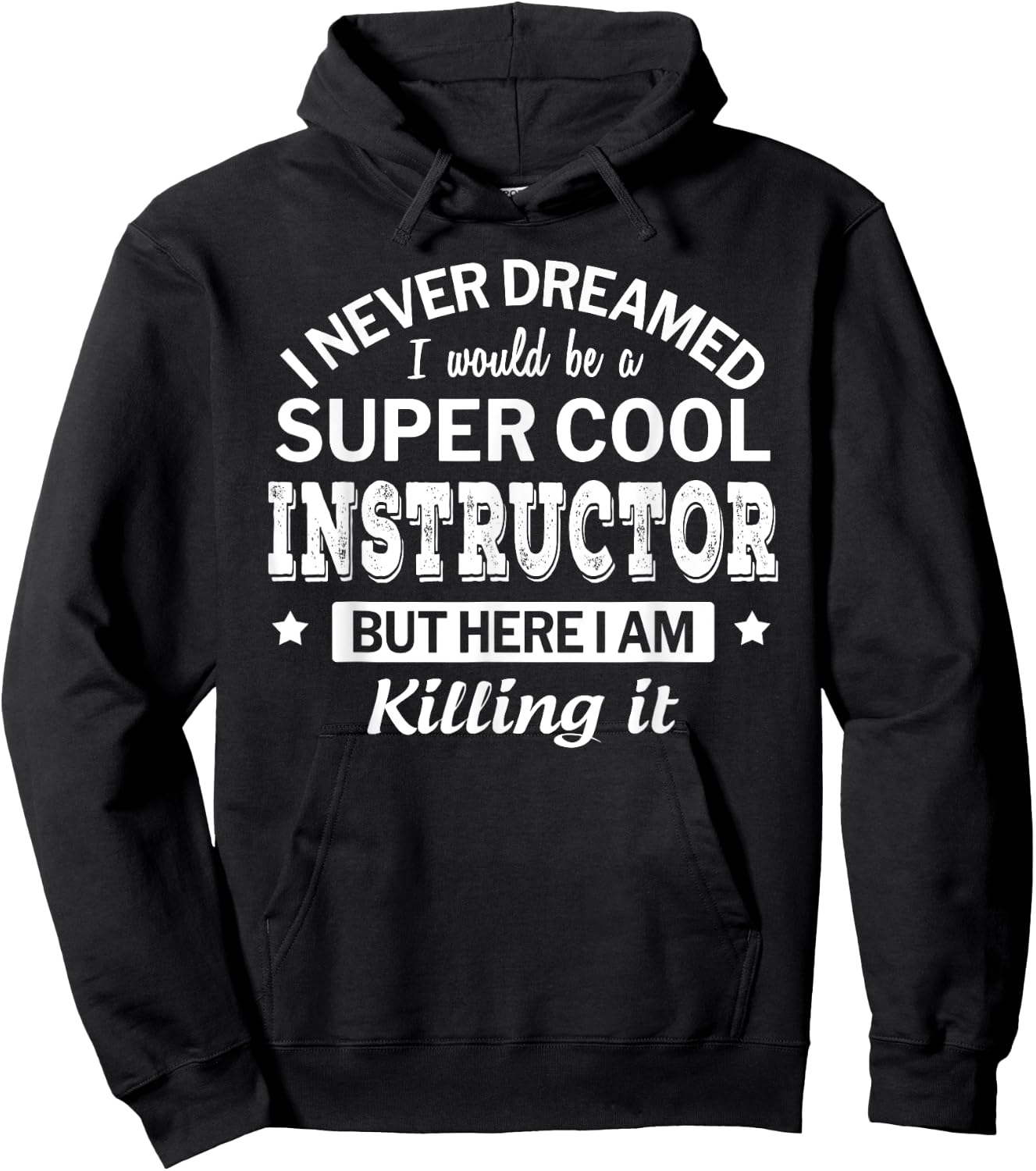 Funny Instructor Appreciation Thank You Gift Hoodie - Hoodie | Black
