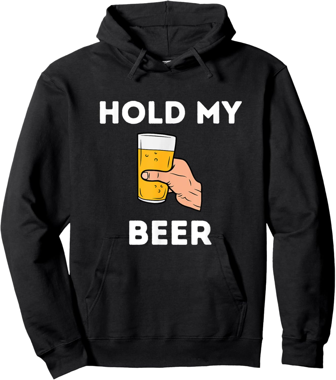 Hold My Beer Hoodie - Hoodie | Black