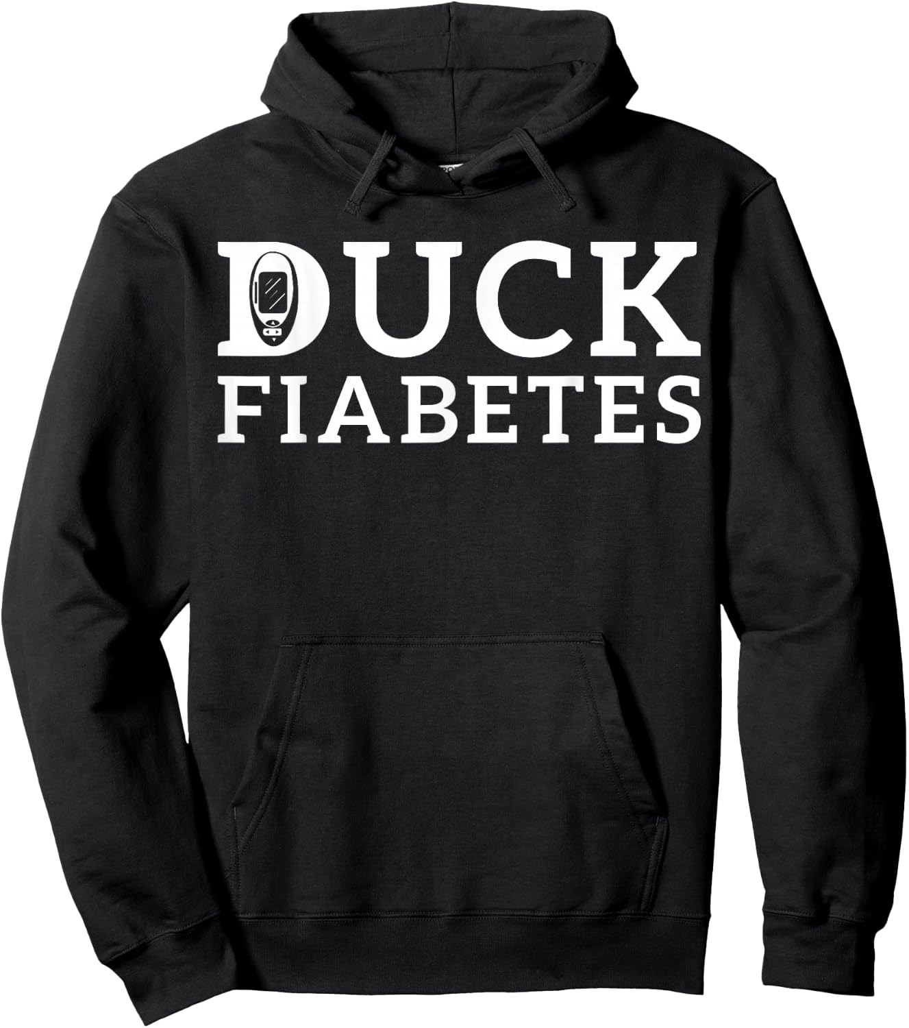 Duck Fiabetes Diabetes Awareness Hoodie - Hoodie | Black