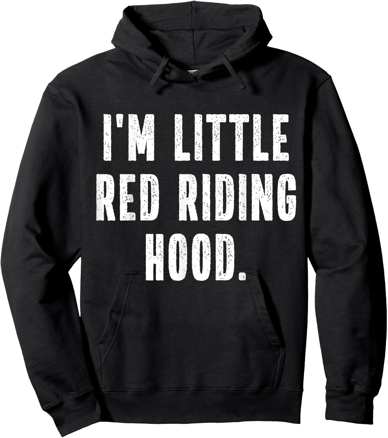 I'm Little Red Riding Hood Instant Lazy Halloween Costume Hoodie - Hoodie | Black