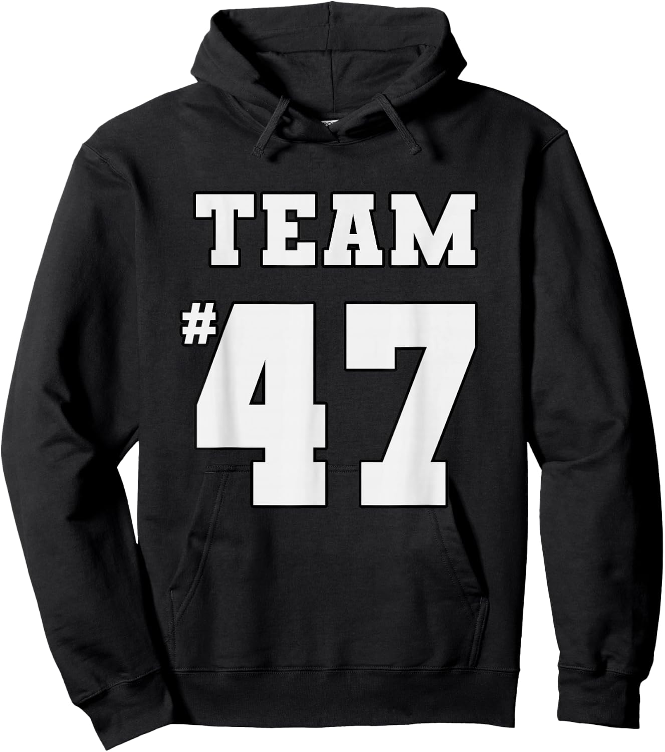TEAM 47 TRUMP 45 We Won 2024 47th President Daddy's Home Red Hoodie - Hoodie | Black