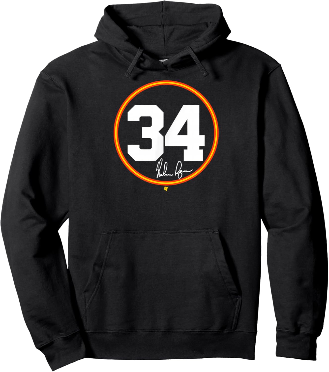 BreakingT Nolan Ryan Houston Baseball Hoodie - Hoodie | Black