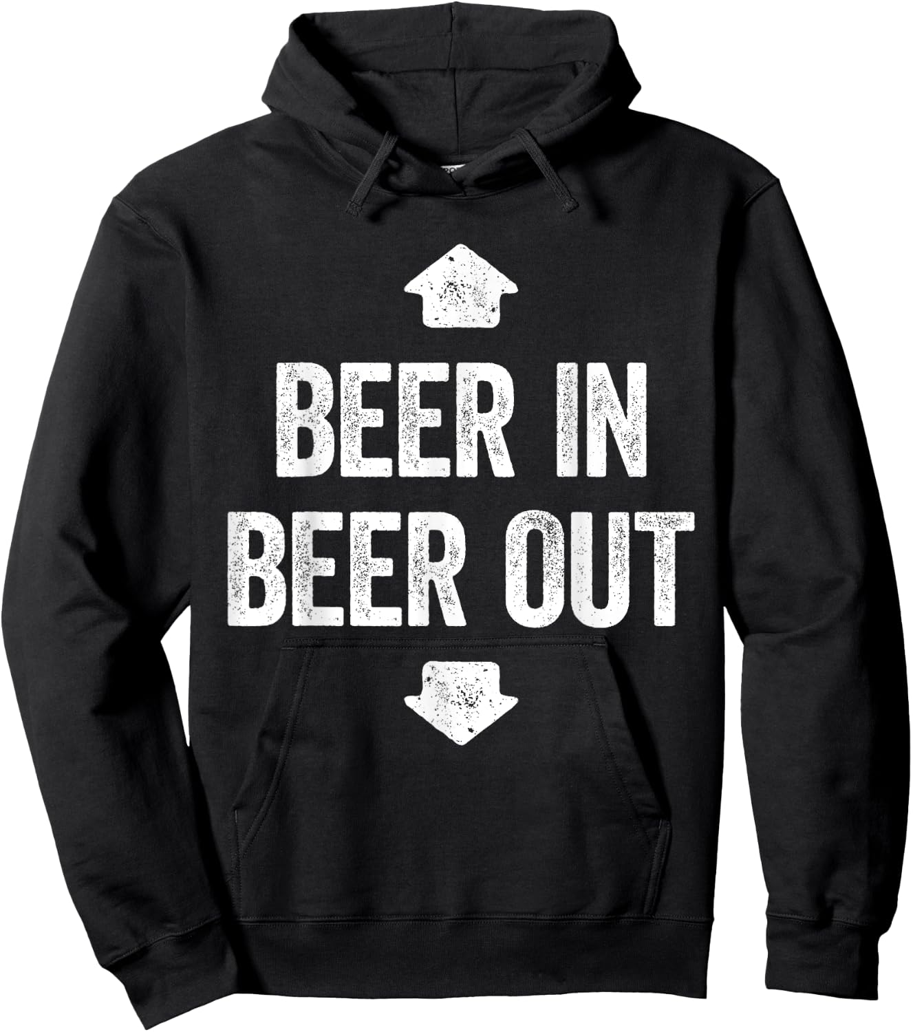 Beer In Beer Out Shirt Funny Men Women Drinking Hoodie - Hoodie | Black