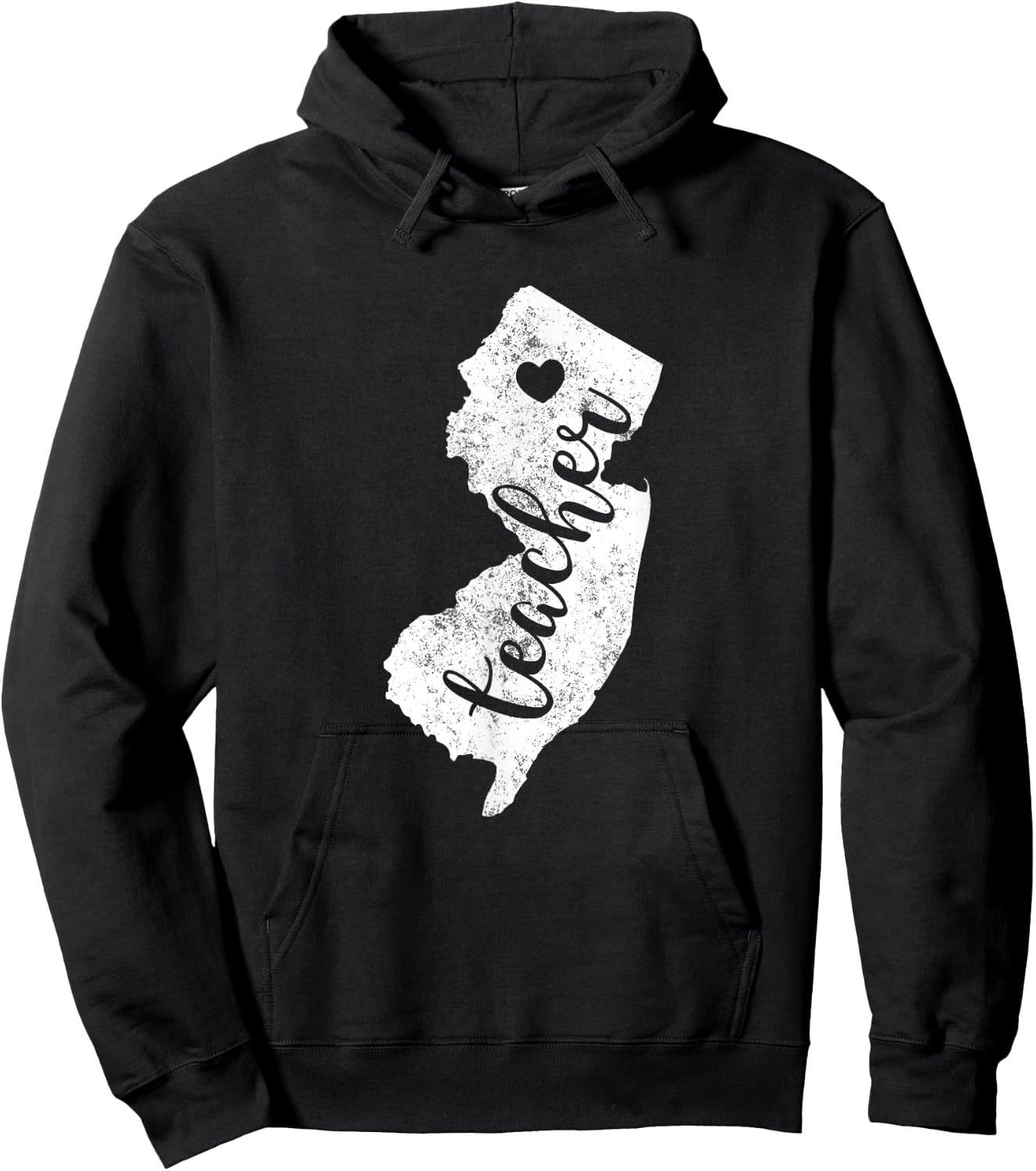 Teacher Red For Ed New Jersey Public Education Men Women Kids Hoodie - Hoodie | Black