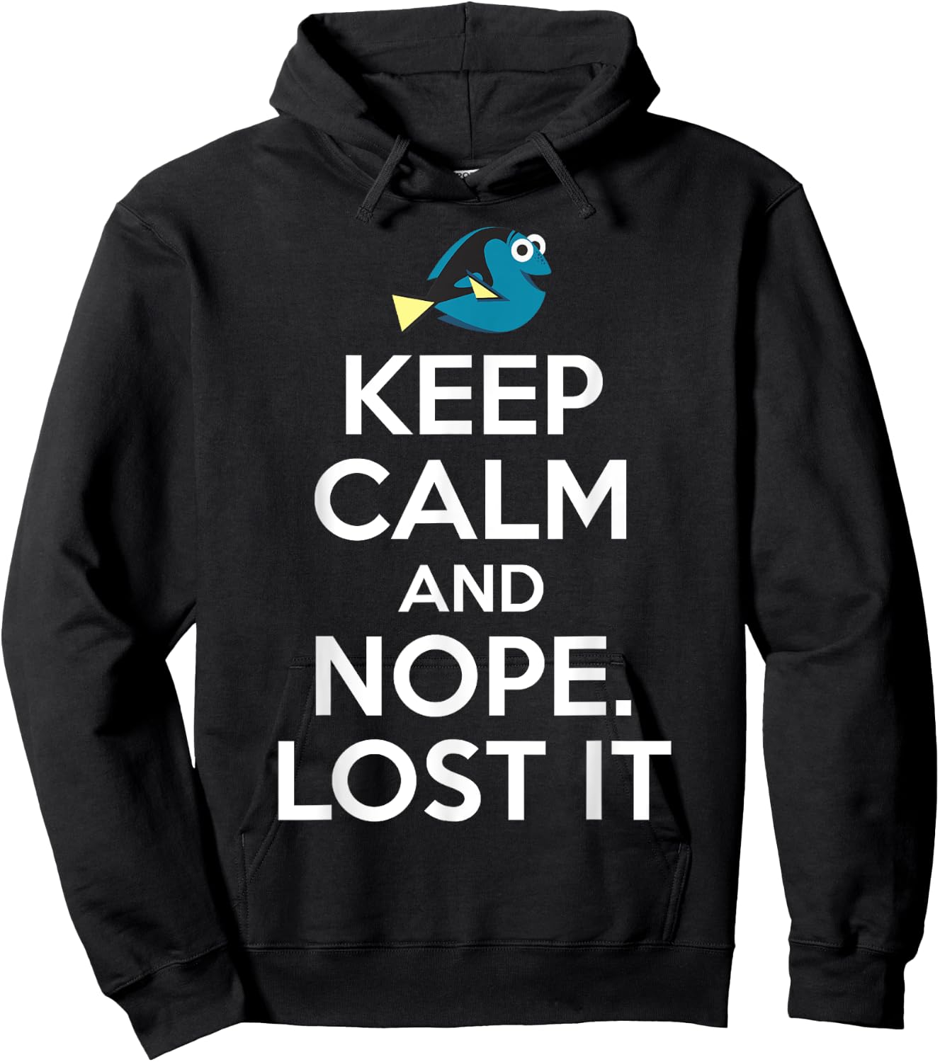 Disney Pixar Finding Dory Nope Lost It Graphic Hoodie - Hoodie | Black