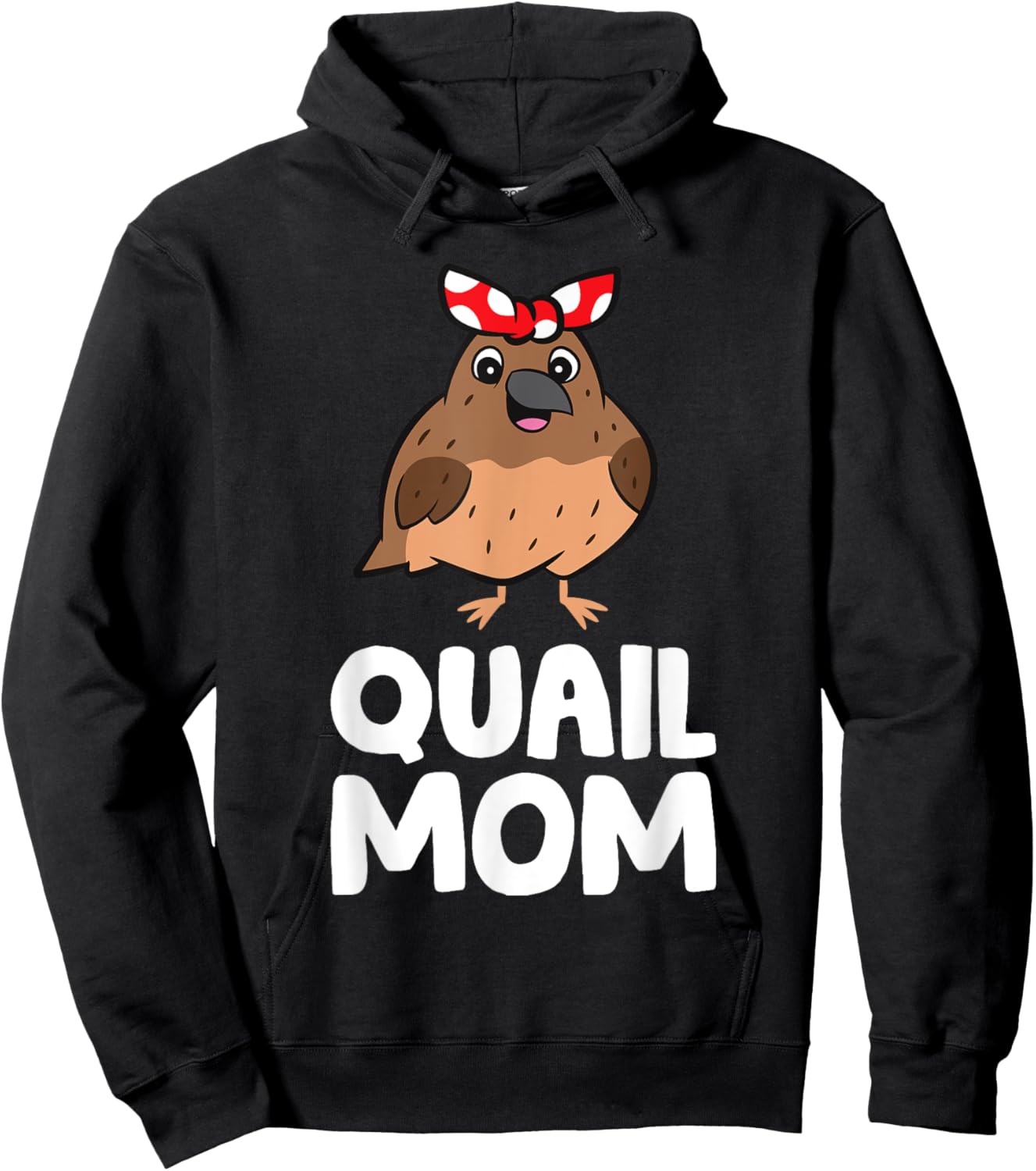 Quail Mom Hoodie - Hoodie | Black