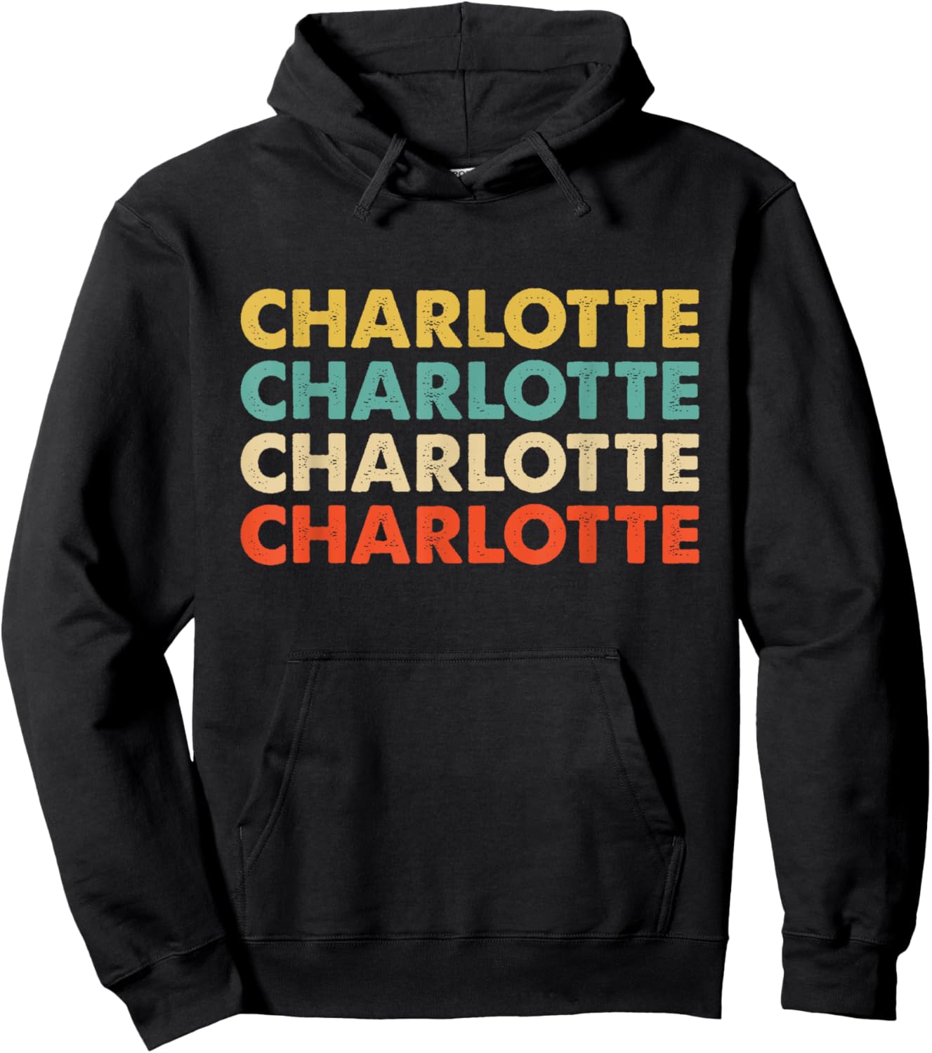 Charlotte Name Hoodie - Hoodie | Black