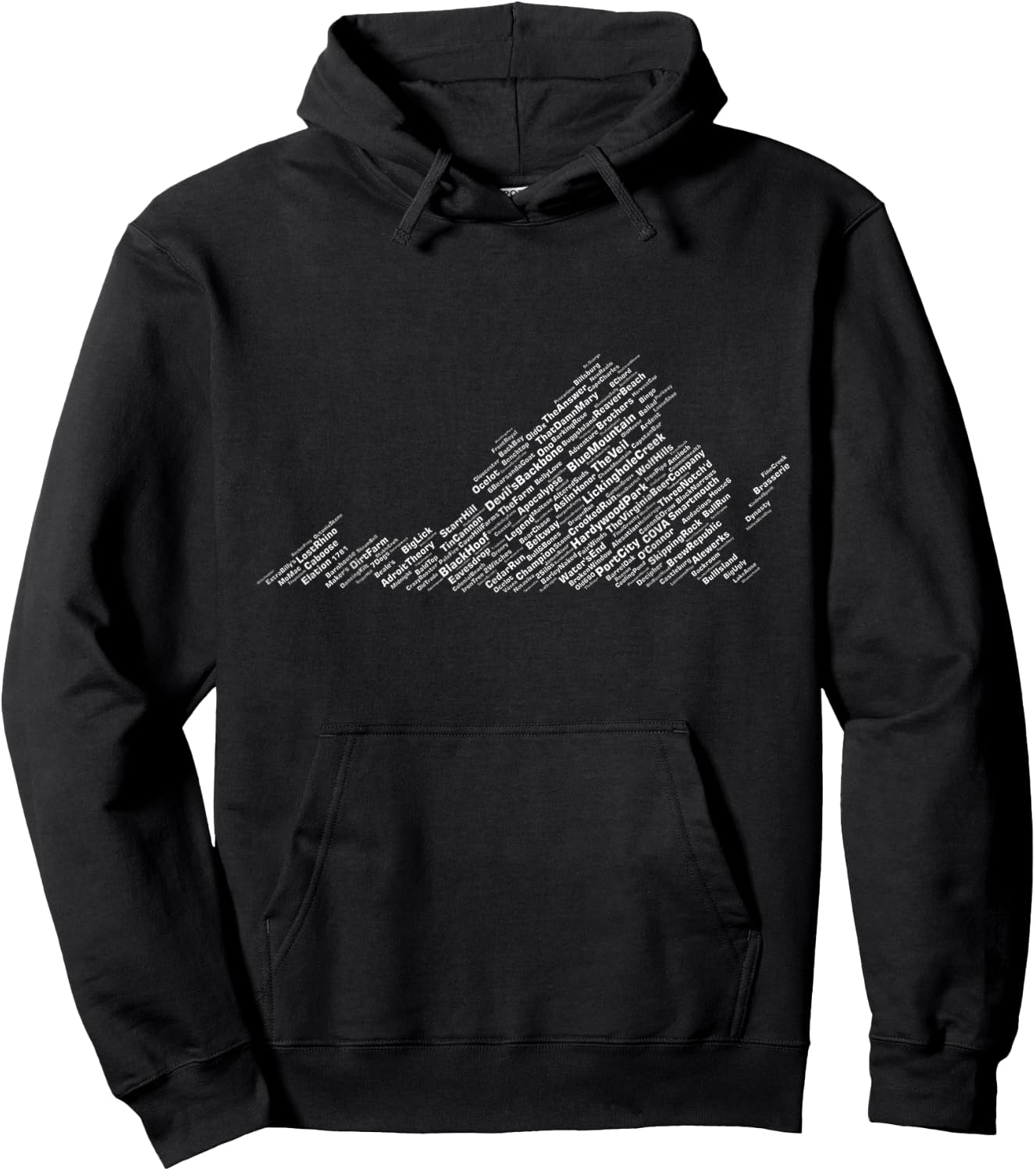 Virginia Breweries Hoodie - Hoodie | Black