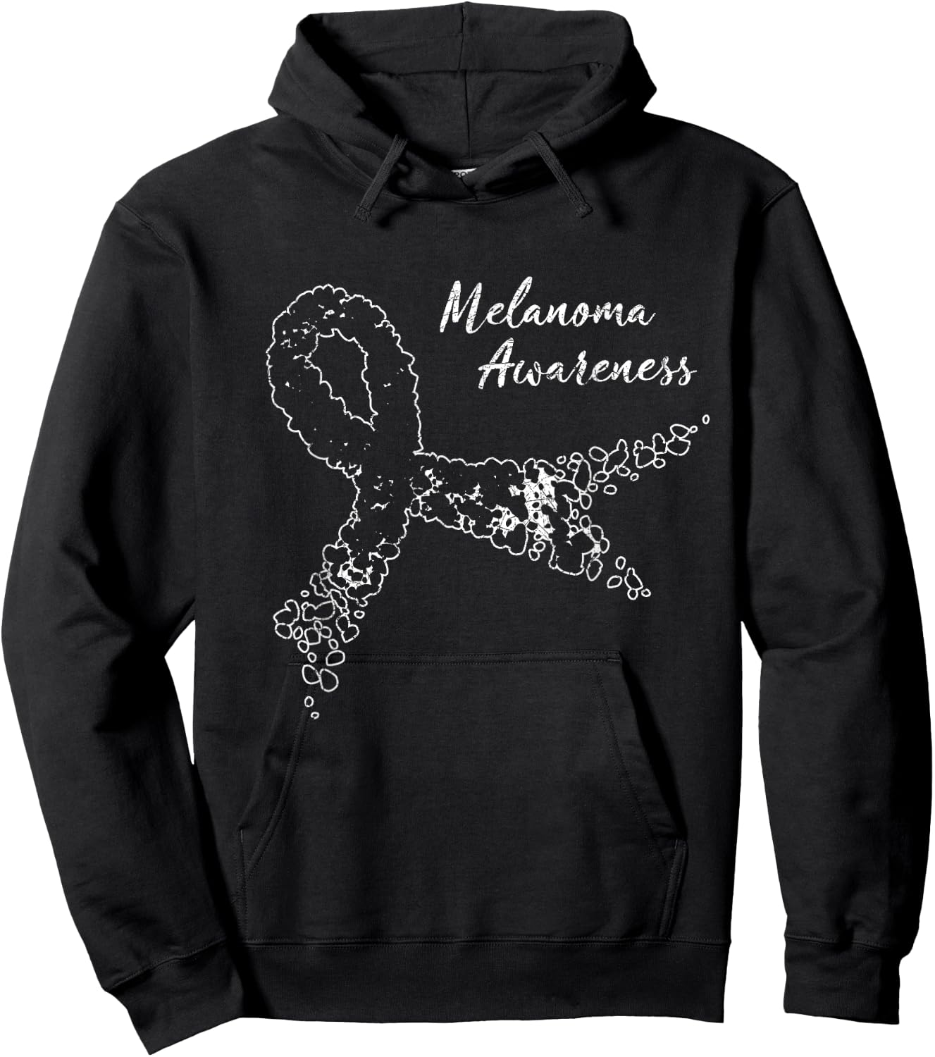 Melanoma Awareness Skin Cancer Awareness Hoodie - Hoodie | Black