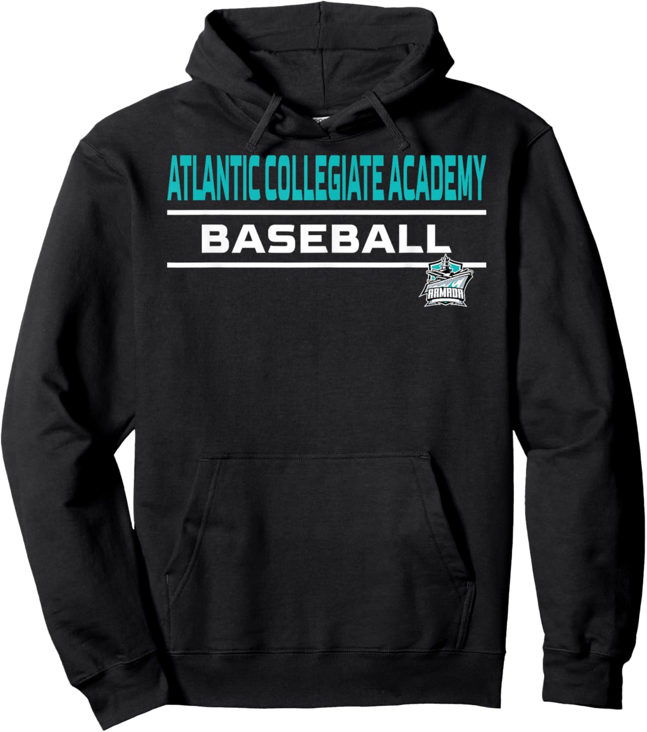 Atlantic Collegiate Academy Armada Baseball Hoodie - Hoodie | Black