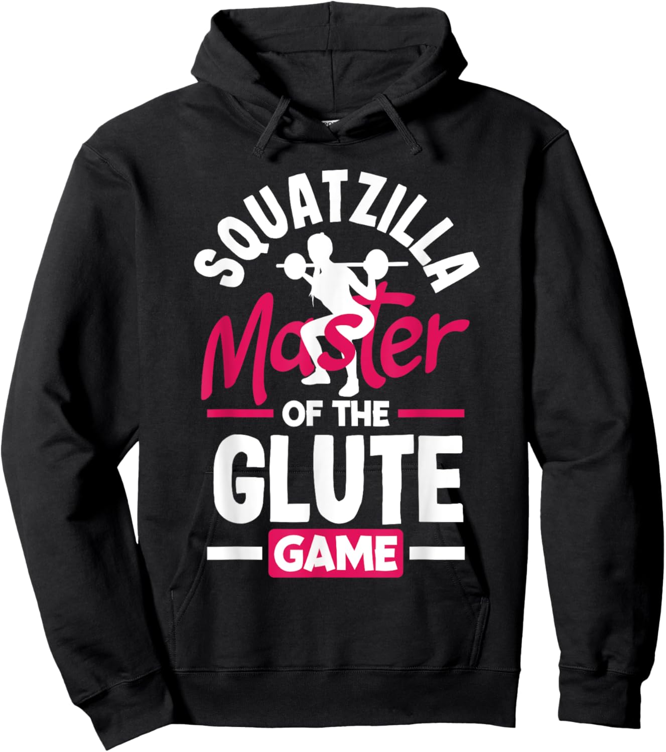Squatzilla: Master of the Glute Game Hoodie - Hoodie | Black