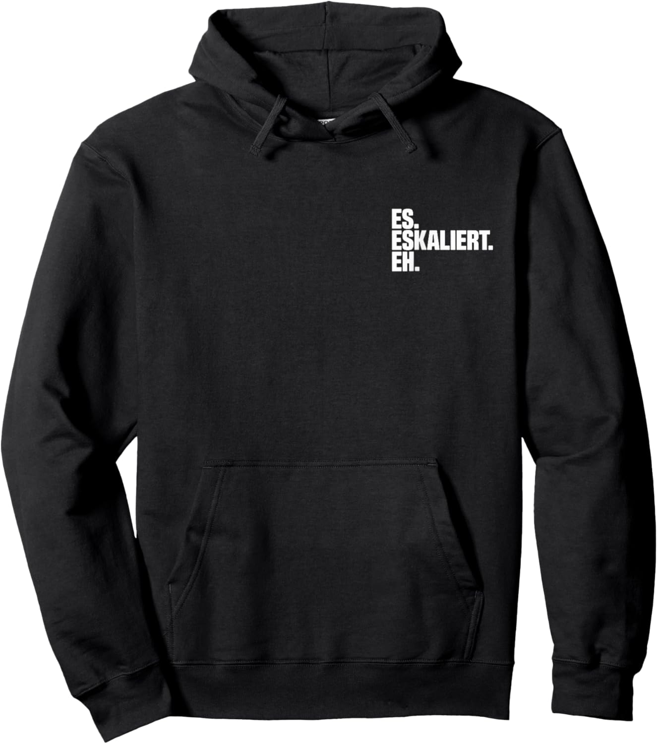 Es eskaliert eh Trinkspruch Oktoberfest Spruch Lustig Party Hoodie - Hoodie | Black