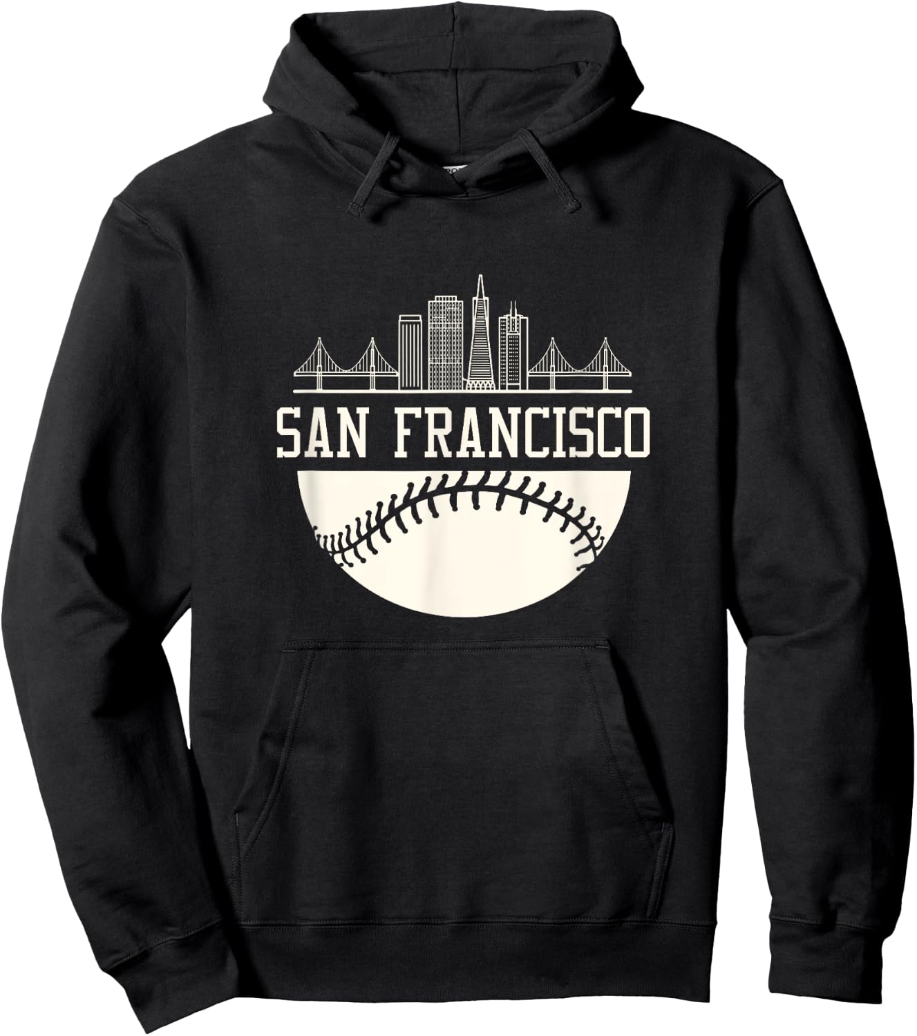 Baseball Season San Francisco Fan Hometown shirt Hoodie - Hoodie | Black