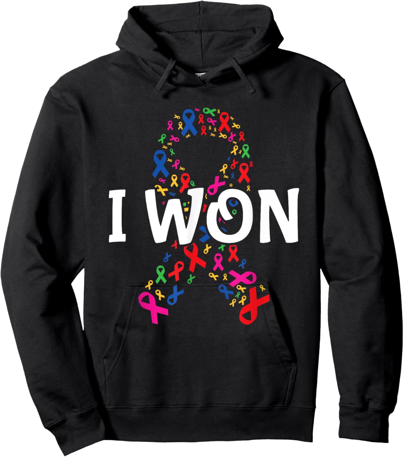 I won World Cancer Day for Cancer Awareness Cancer Survivor Hoodie - Hoodie | Black