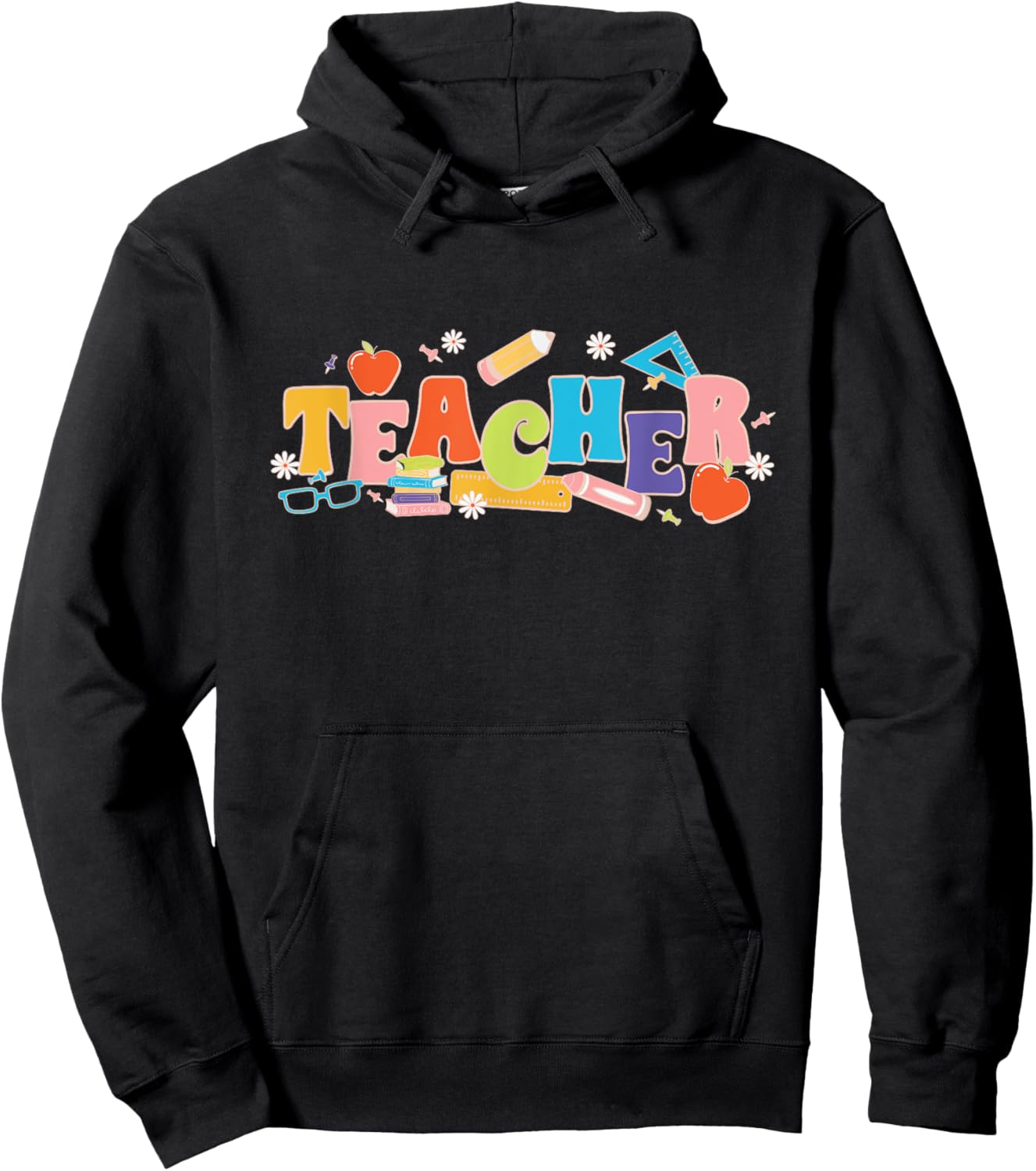Teacher Art Men Women Funny School Teachers Hoodie - Hoodie | Black