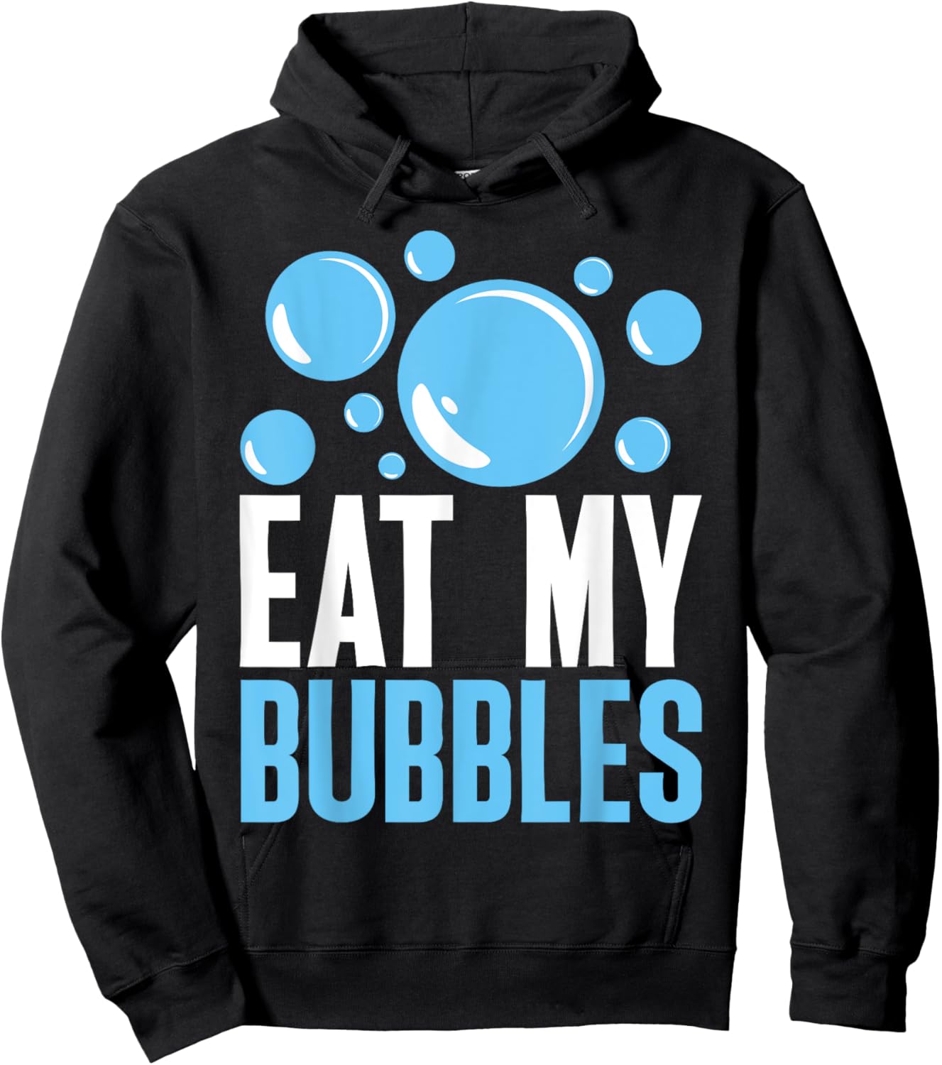 Eat My Bubbles Funny Swimming Swim Hoodie - Hoodie | Black