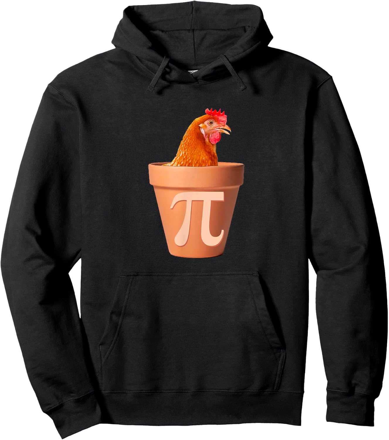 Chicken Pot Pi Funny Math Chicken Pot Pie Graphic Design Hoodie - Hoodie | Black
