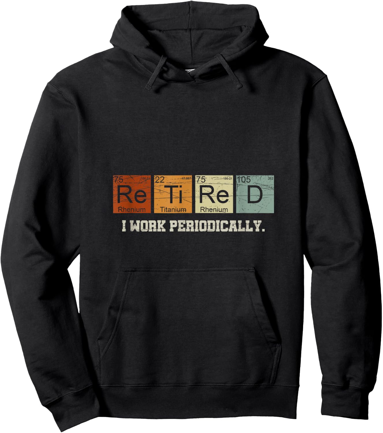 Retired Chemistry Teacher Science Retirement Gift Chemistry Hoodie - Hoodie | Black