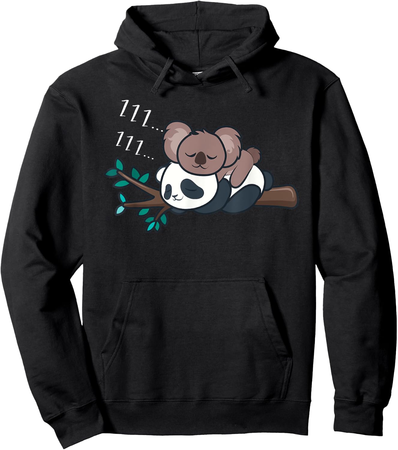 Panda Shirt Women & Cute Panda Lover Gifts Men Women Kids Panda Lover Gift Panda Koala Black -Kids Short Sleeve Classic Fit Cotton Blend Christmas Celebration Hoodie - Hoodie | Black